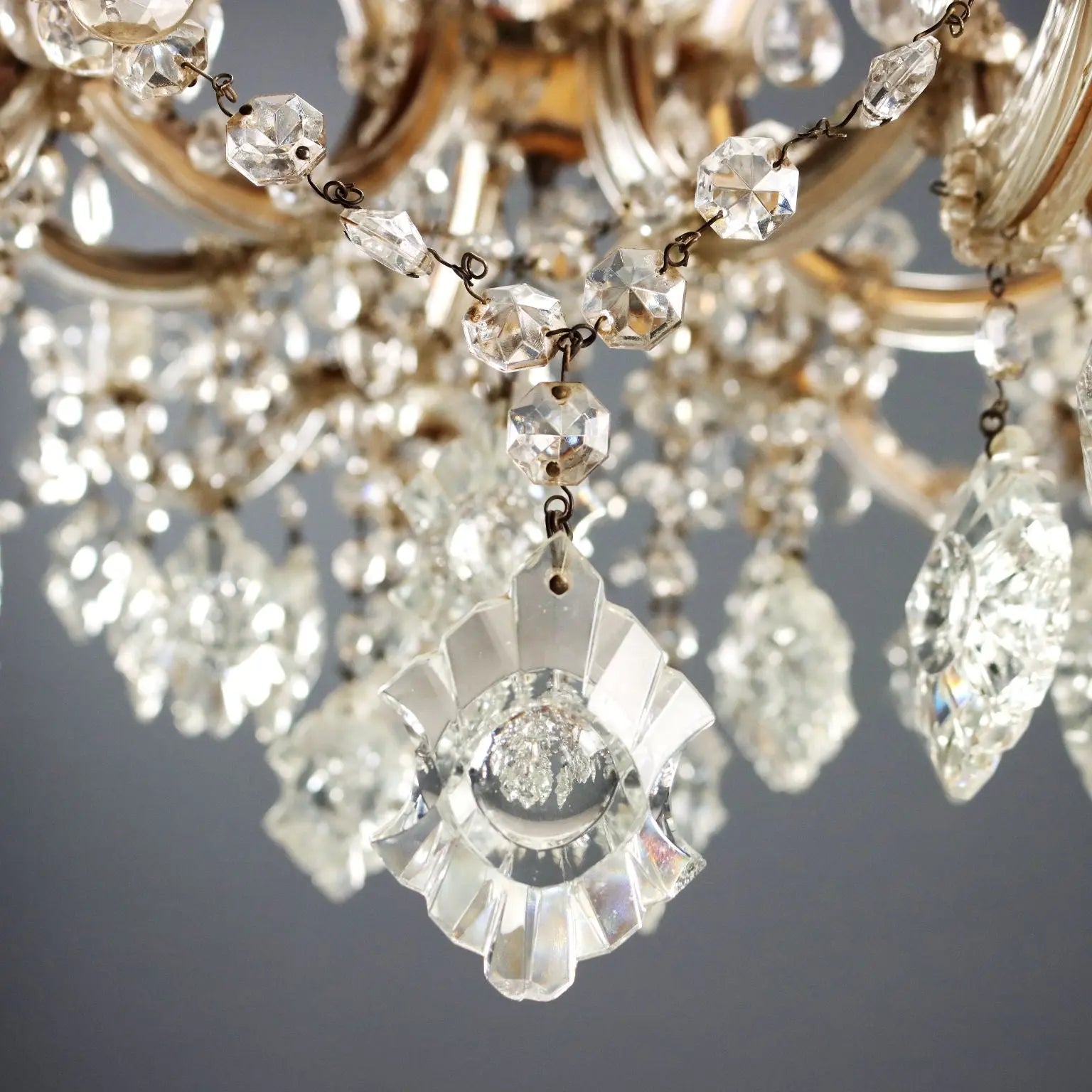 Antique Chandelier Maria Theresa Style 24 Lights Italy XX Century - Italy, Early XX Century | Antiques | Lighting