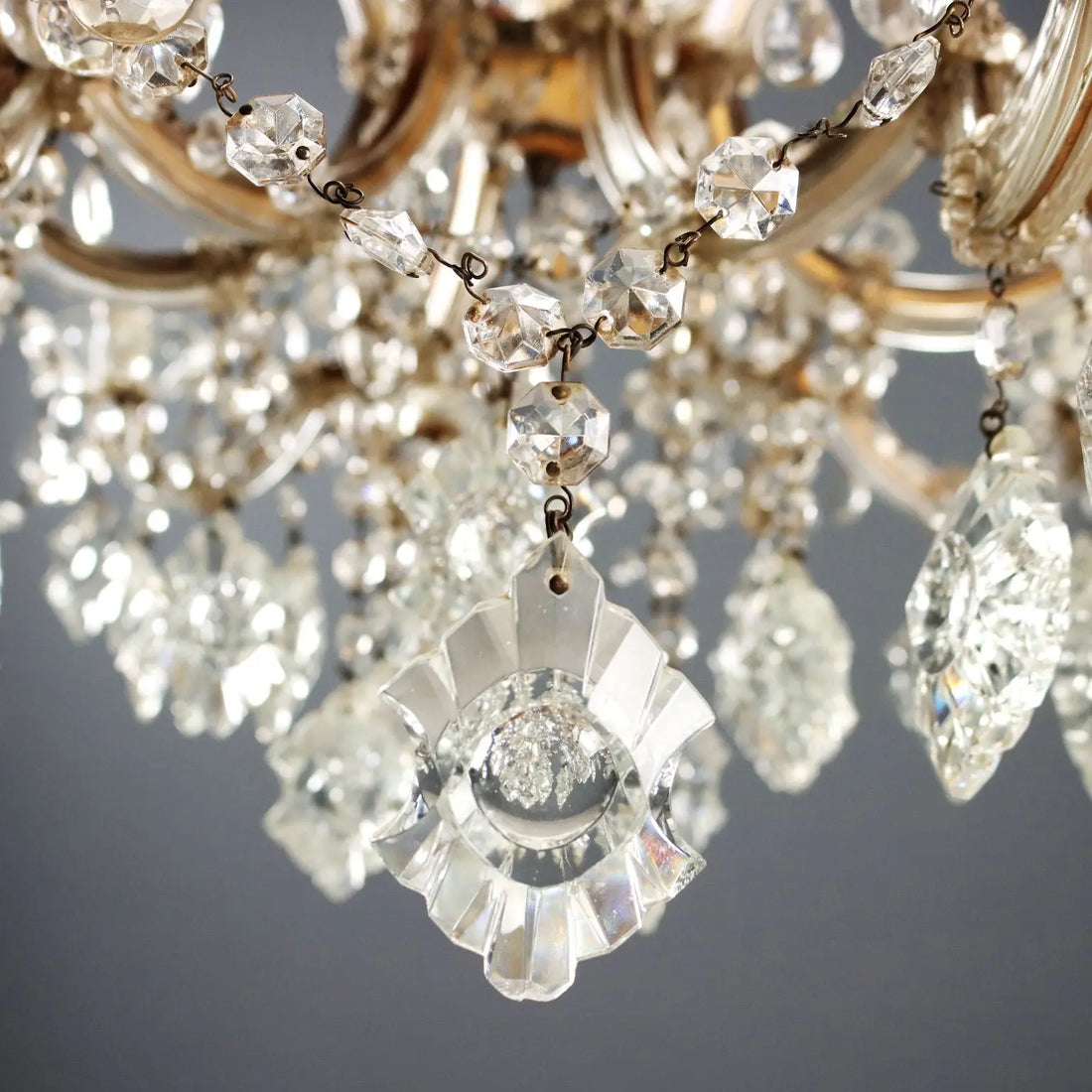 Antique Chandelier Maria Theresa Style 24 Lights Italy XX Century - Italy, Early XX Century | Antiques | Lighting