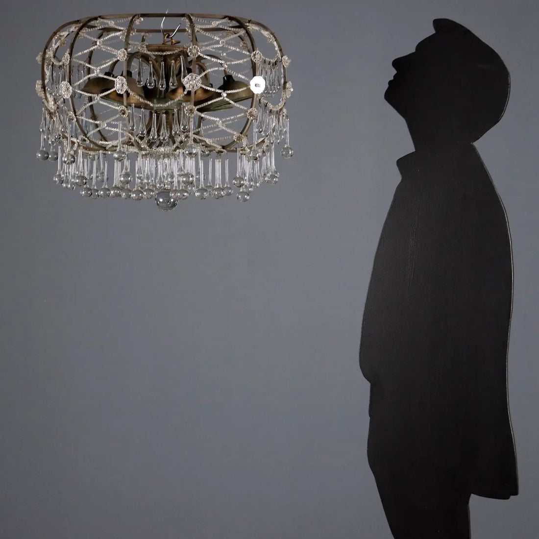 Antique Chandelier Glass Metal 6 Lights Italy XIX Century - Italy, XIX Century | Antiques | Lighting