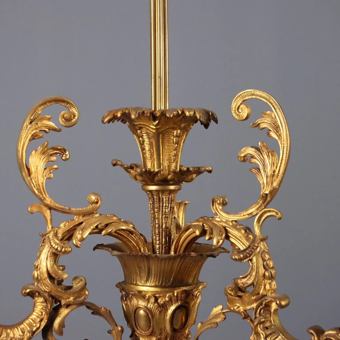 Antique Chandelier Gilded Bronze 3 Lights Italy XX Century - Italy, XX Century | Antiques | Lighting