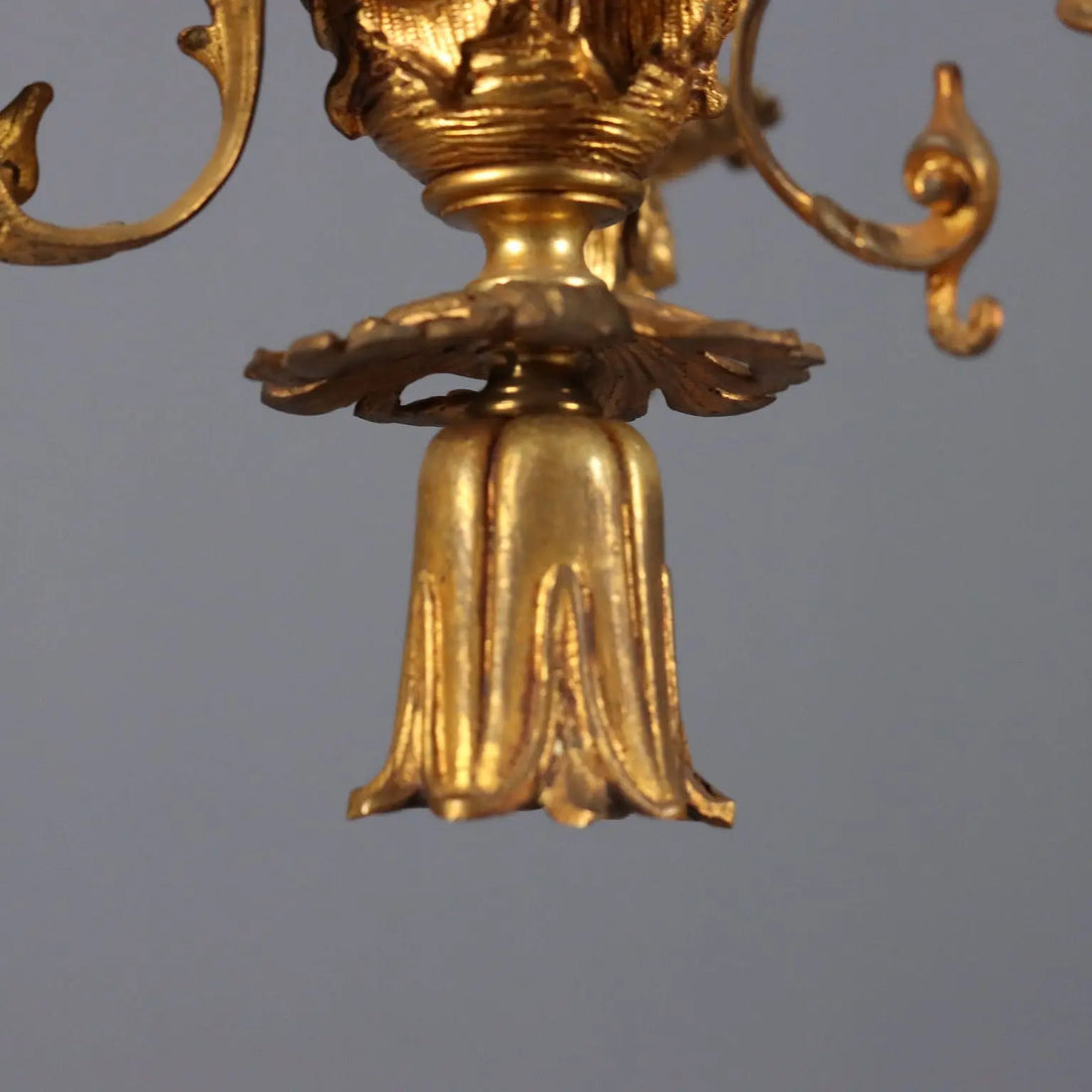 Antique Chandelier Gilded Bronze 3 Lights Italy XX Century - Italy, XX Century | Antiques | Lighting