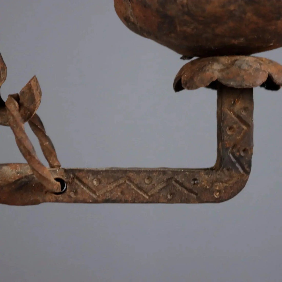 Antique Chandelier Wrought Iron 7 Lights Italy XIX Century - Italy, XIX Century | Antiques | Lighting
