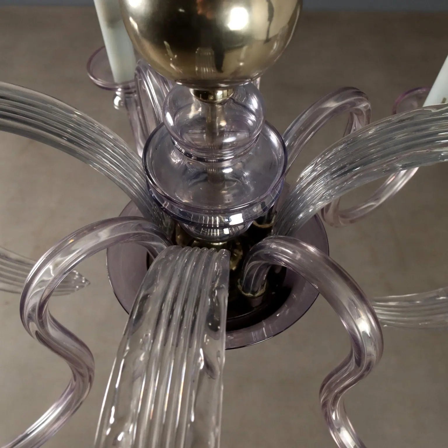 Venetian Blown Glass Chandelier, 20th Century