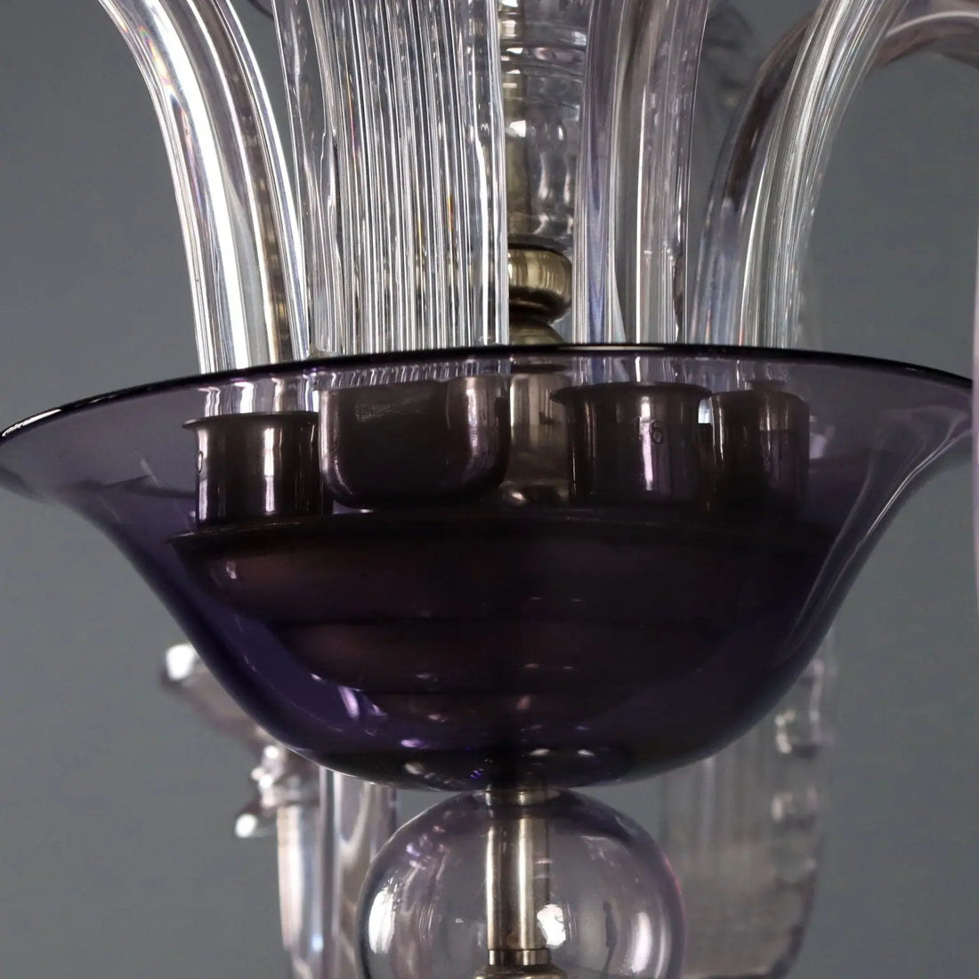Venetian Blown Glass Chandelier, 20th Century