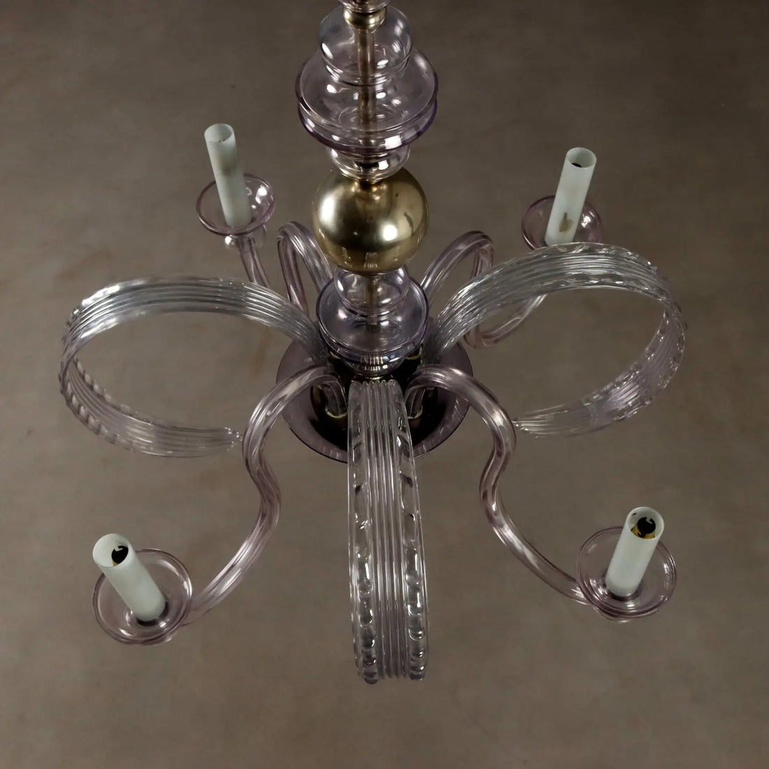 Venetian Blown Glass Chandelier, 20th Century