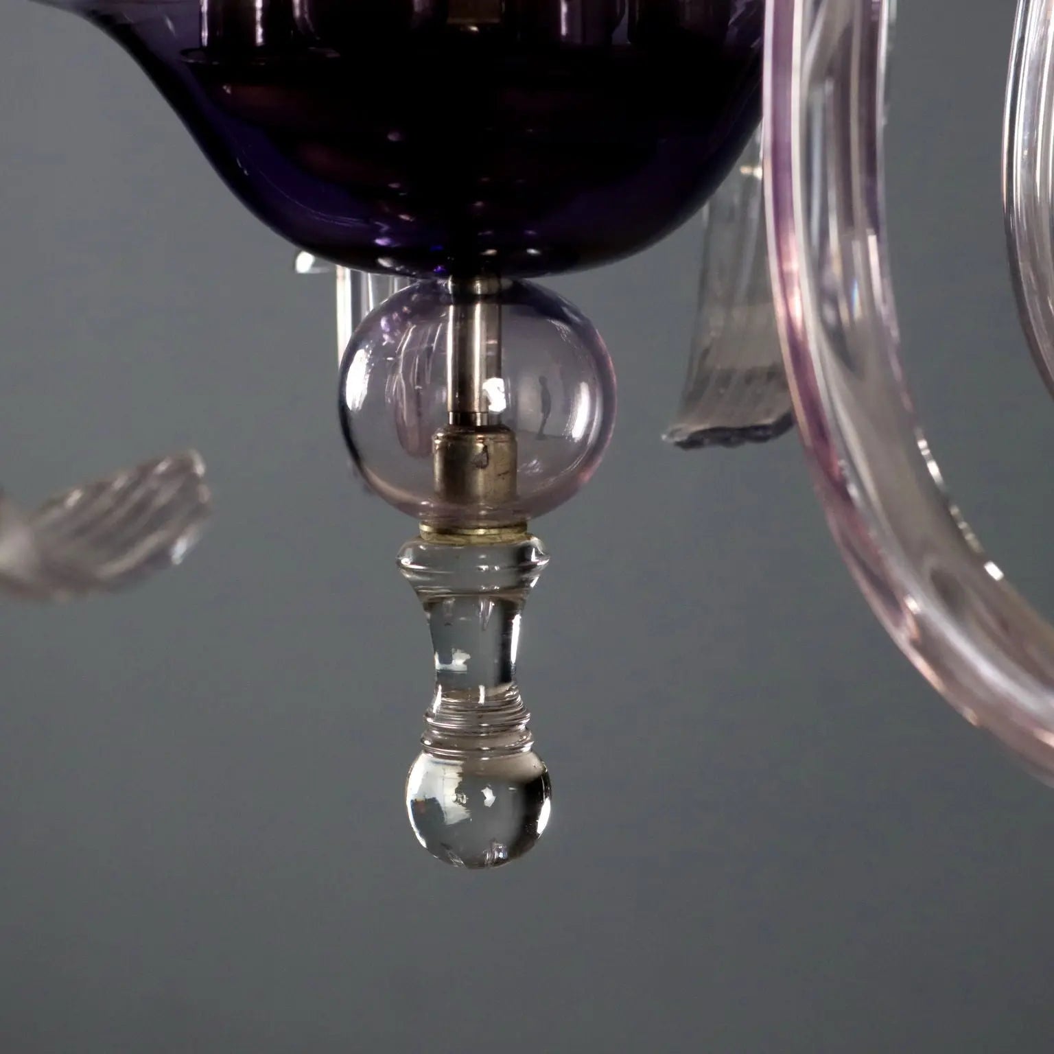 Venetian Blown Glass Chandelier, 20th Century
