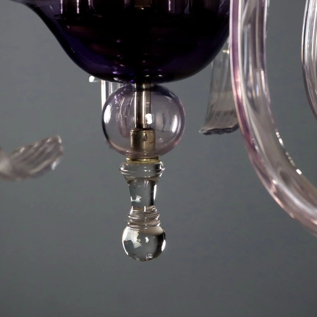 Venetian Blown Glass Chandelier, 20th Century