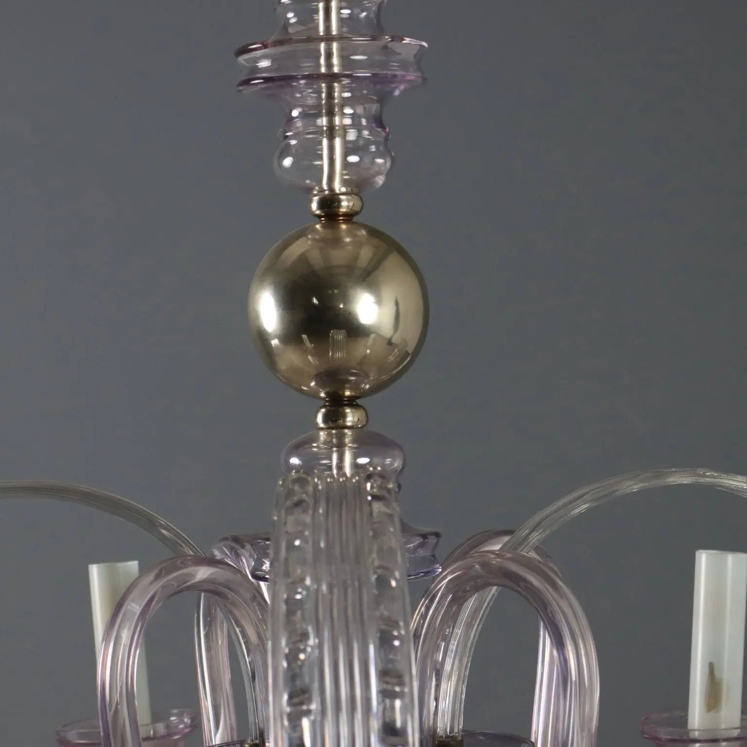Venetian Blown Glass Chandelier, 20th Century
