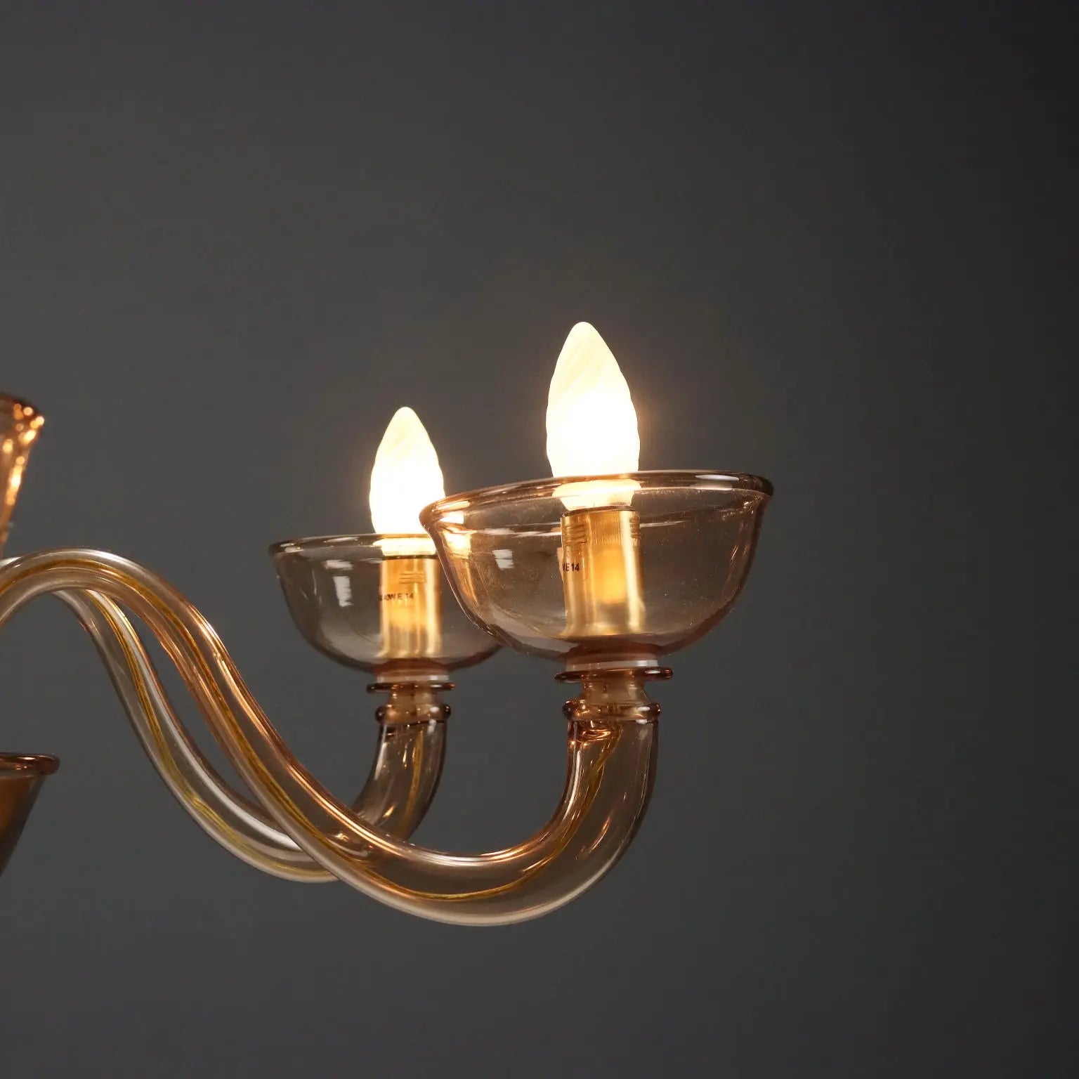 1950s Venetian Murano Glass Chandelier