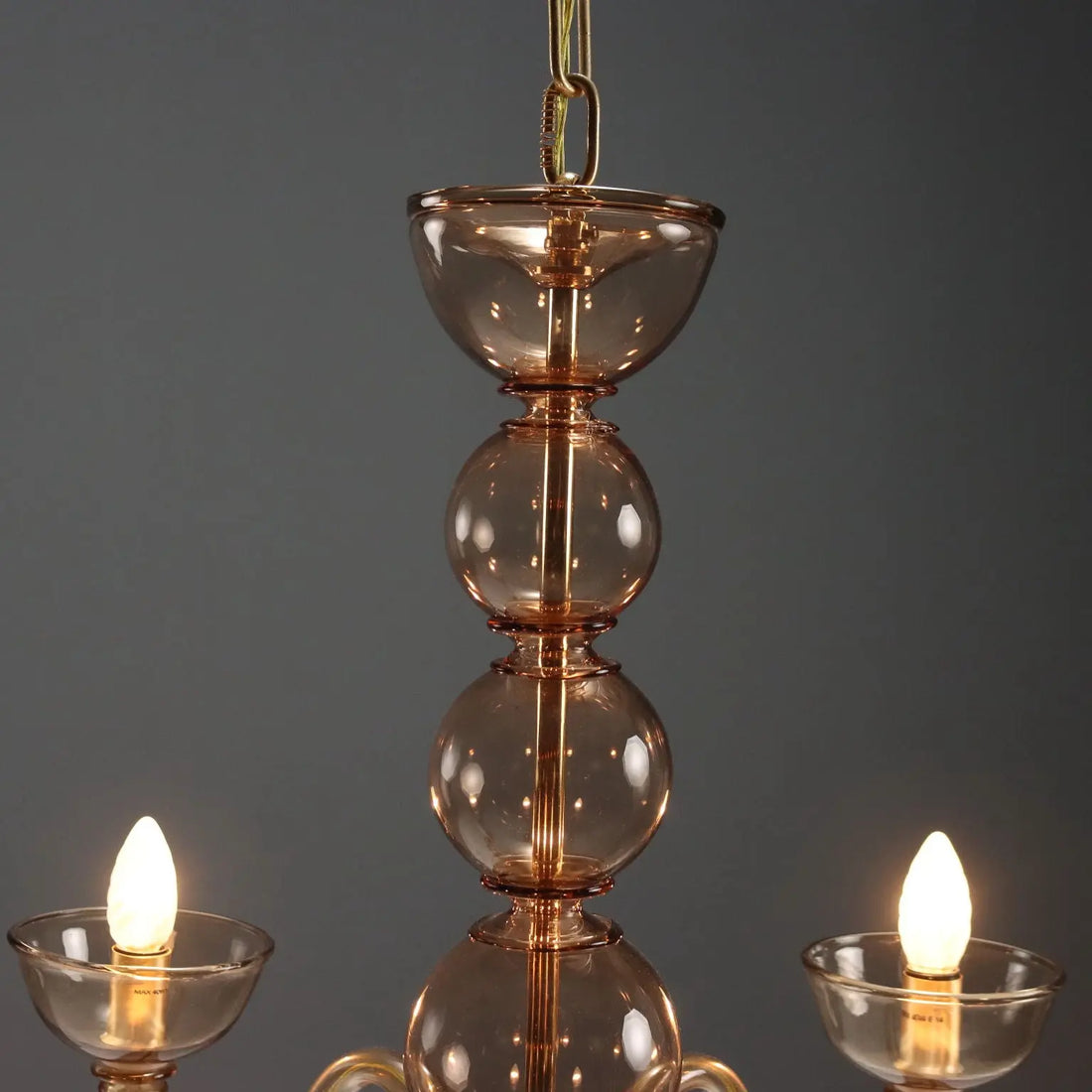 1950s Venetian Murano Glass Chandelier
