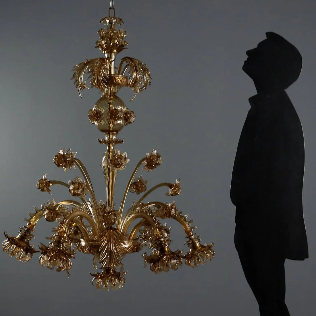 Antique Chandelier Blown Glass Murano Italy XIX Century - Murano, XIX Century | Antiques | Lighting