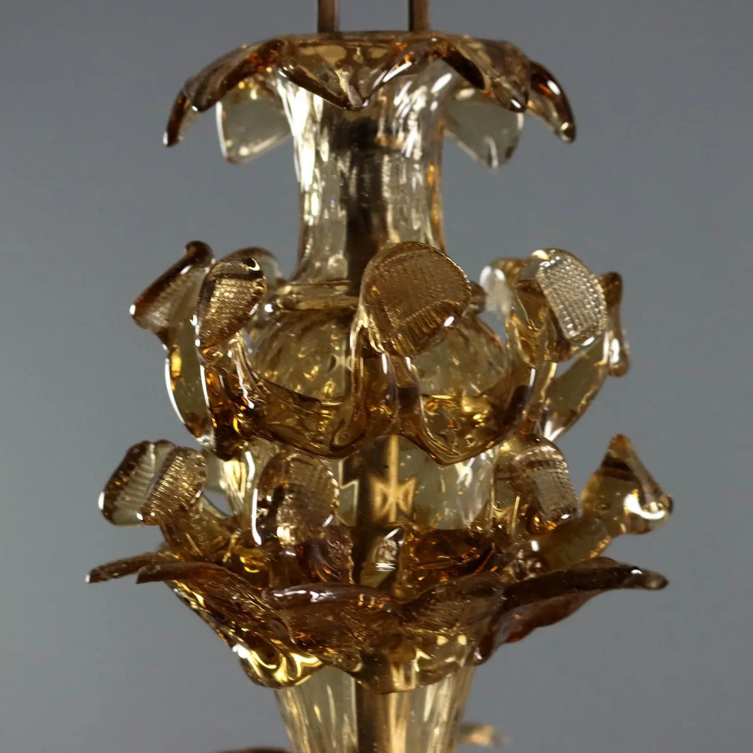 Antique Chandelier Blown Glass Murano Italy XIX Century - Murano, XIX Century | Antiques | Lighting