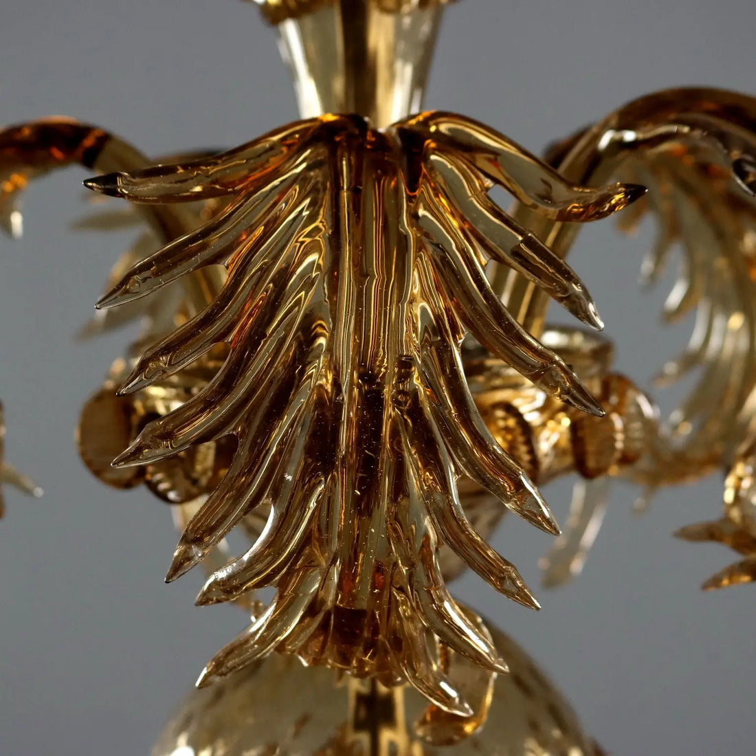 Antique Chandelier Blown Glass Murano Italy XIX Century - Murano, XIX Century | Antiques | Lighting
