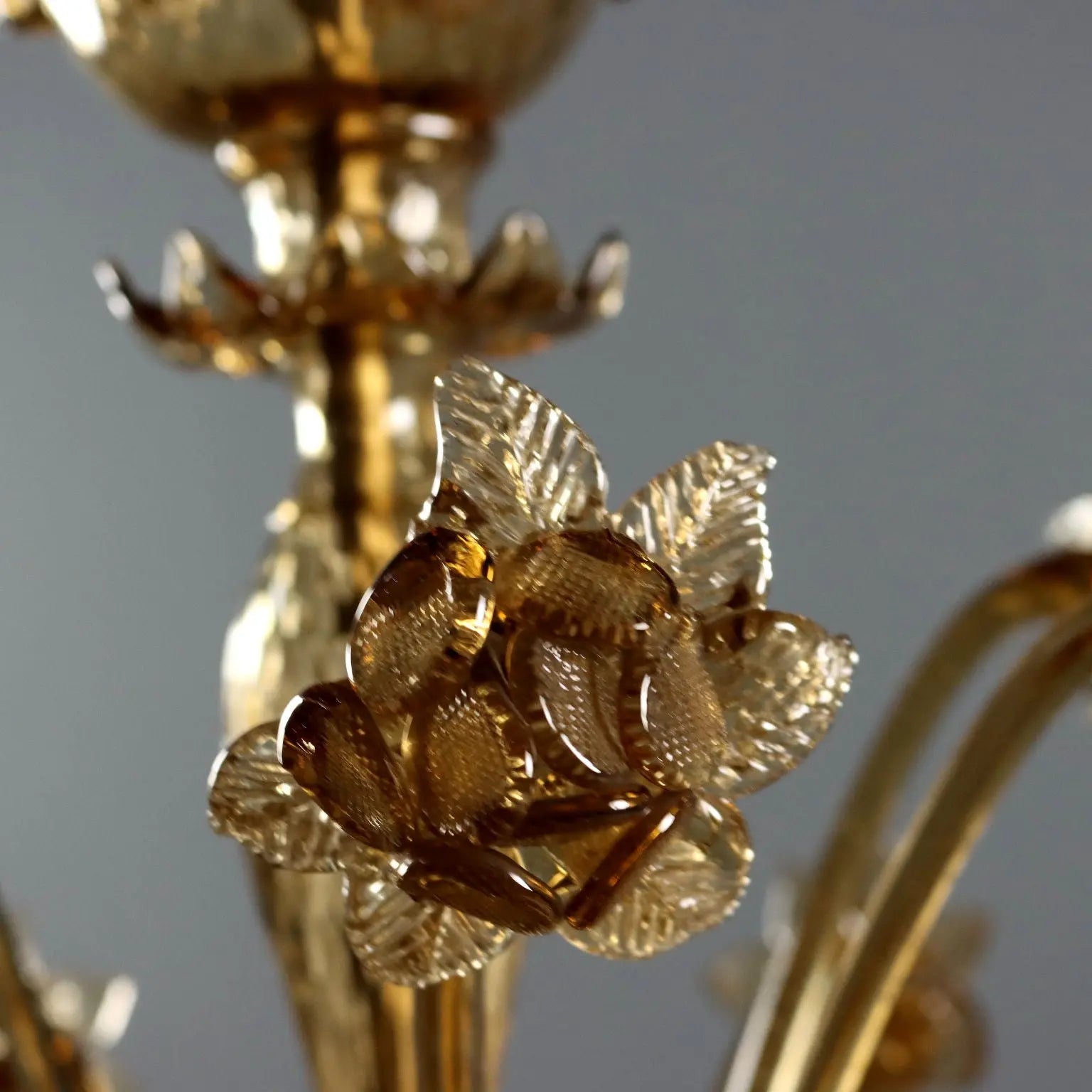 Antique Chandelier Blown Glass Murano Italy XIX Century - Murano, XIX Century | Antiques | Lighting