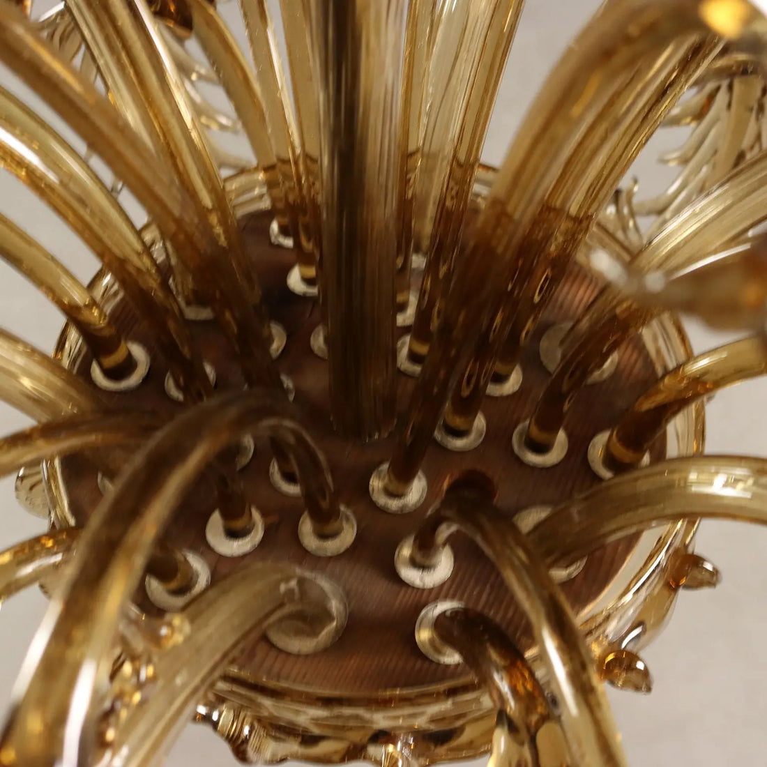 Antique Chandelier Blown Glass Murano Italy XIX Century - Murano, XIX Century | Antiques | Lighting