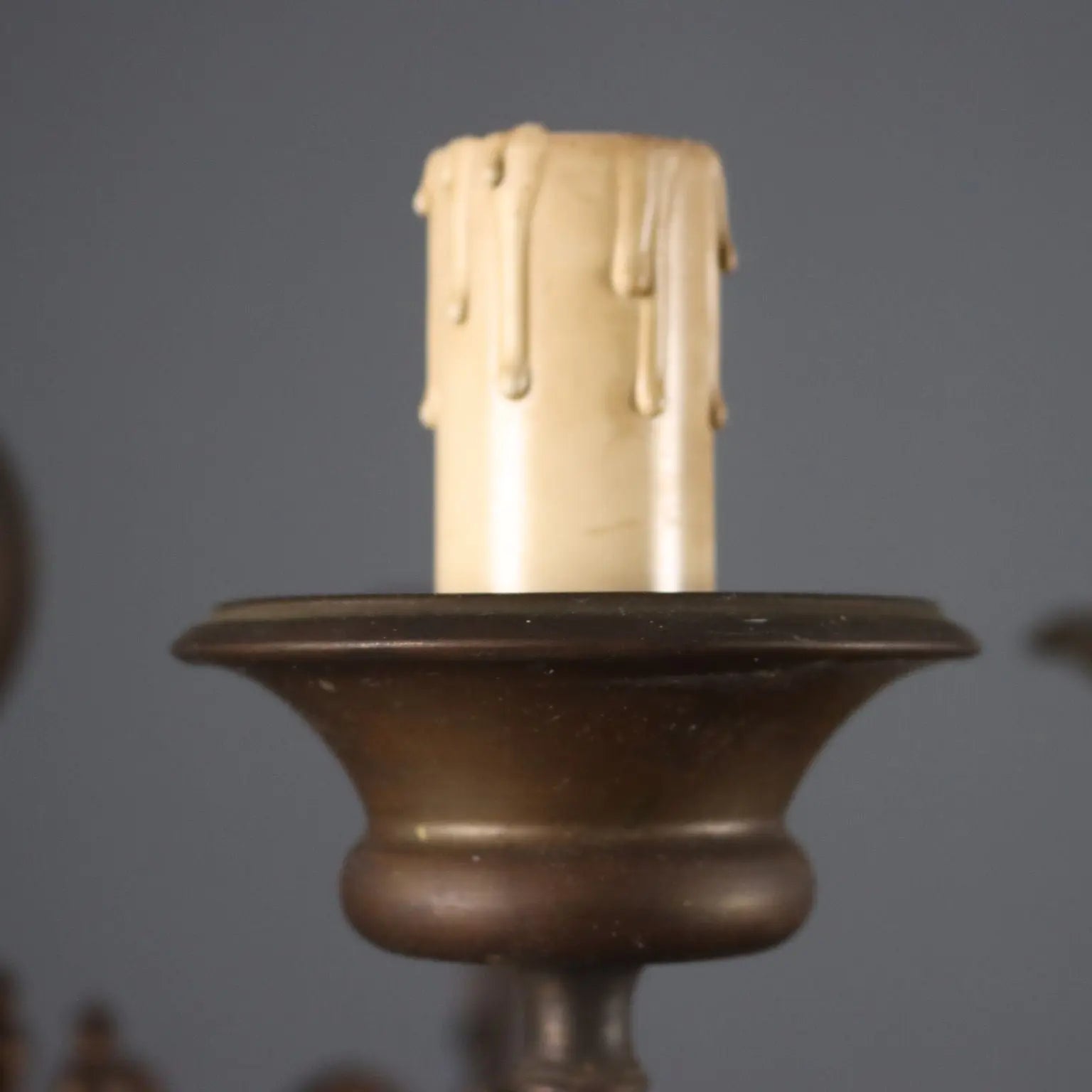 Antique Chandelier Bronze Metal 6 Lights Netherlands XX Century - Netherland, Early XX Century | Antiques | Lighting