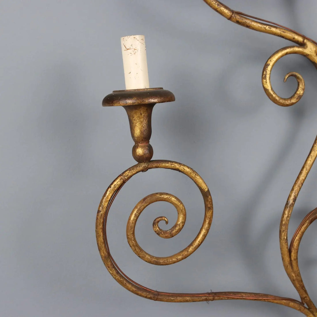 Antique Wall Lamps Gilded Iron 8 Lights Italy XX Century - Italy, Early XX Century | Antiques | Lighting