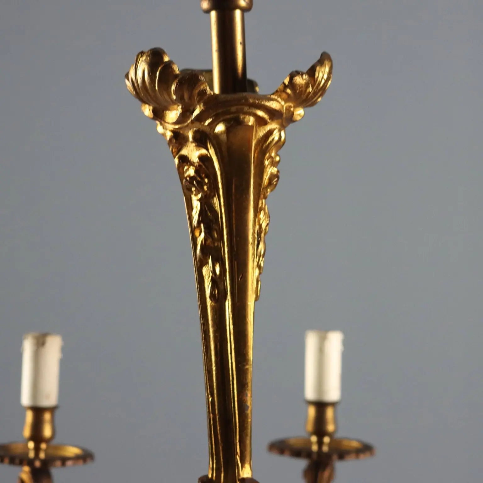 Gilt Bronze Chandelier, Italy 20th Century