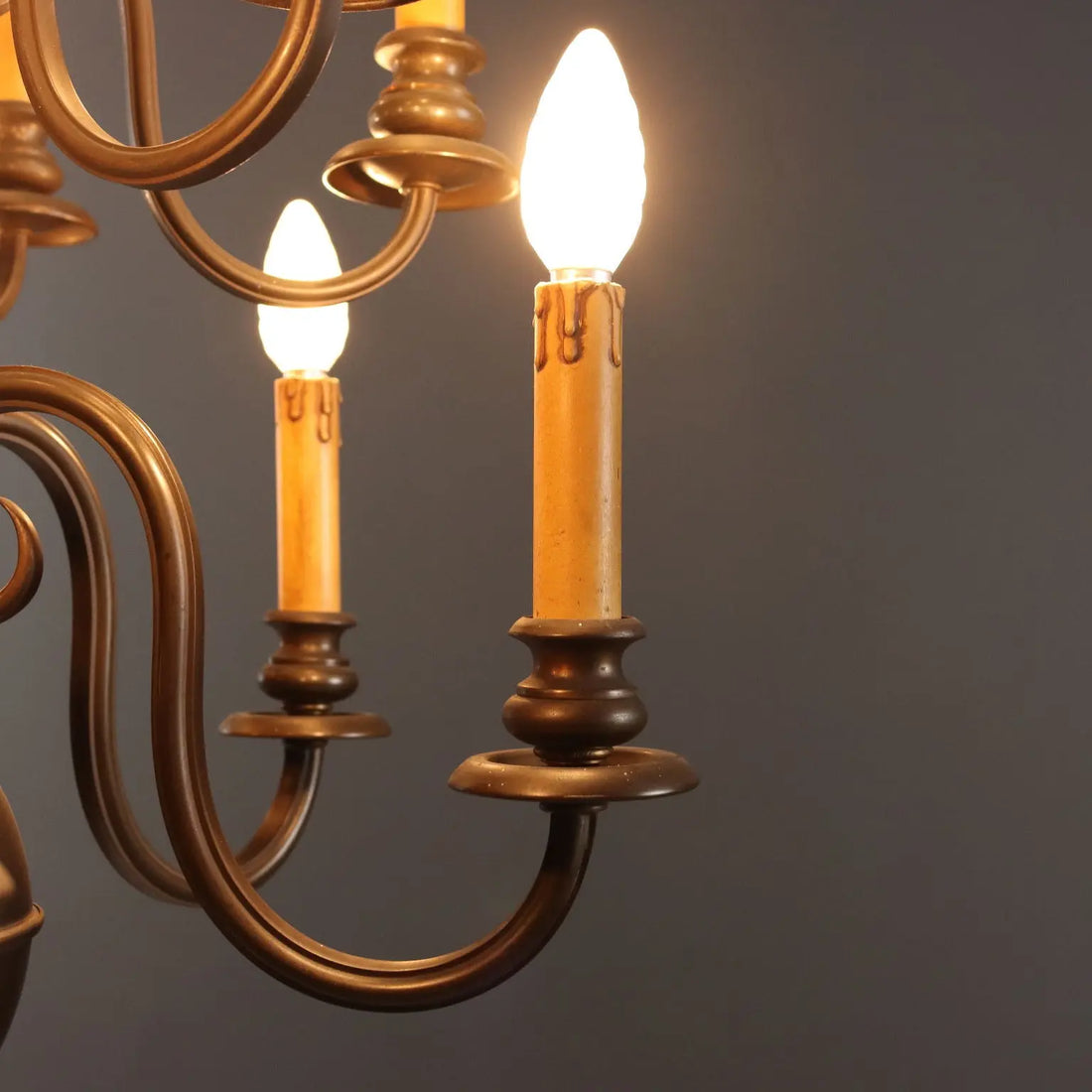 Bronze Chandelier - Netherlands Early 20th Century