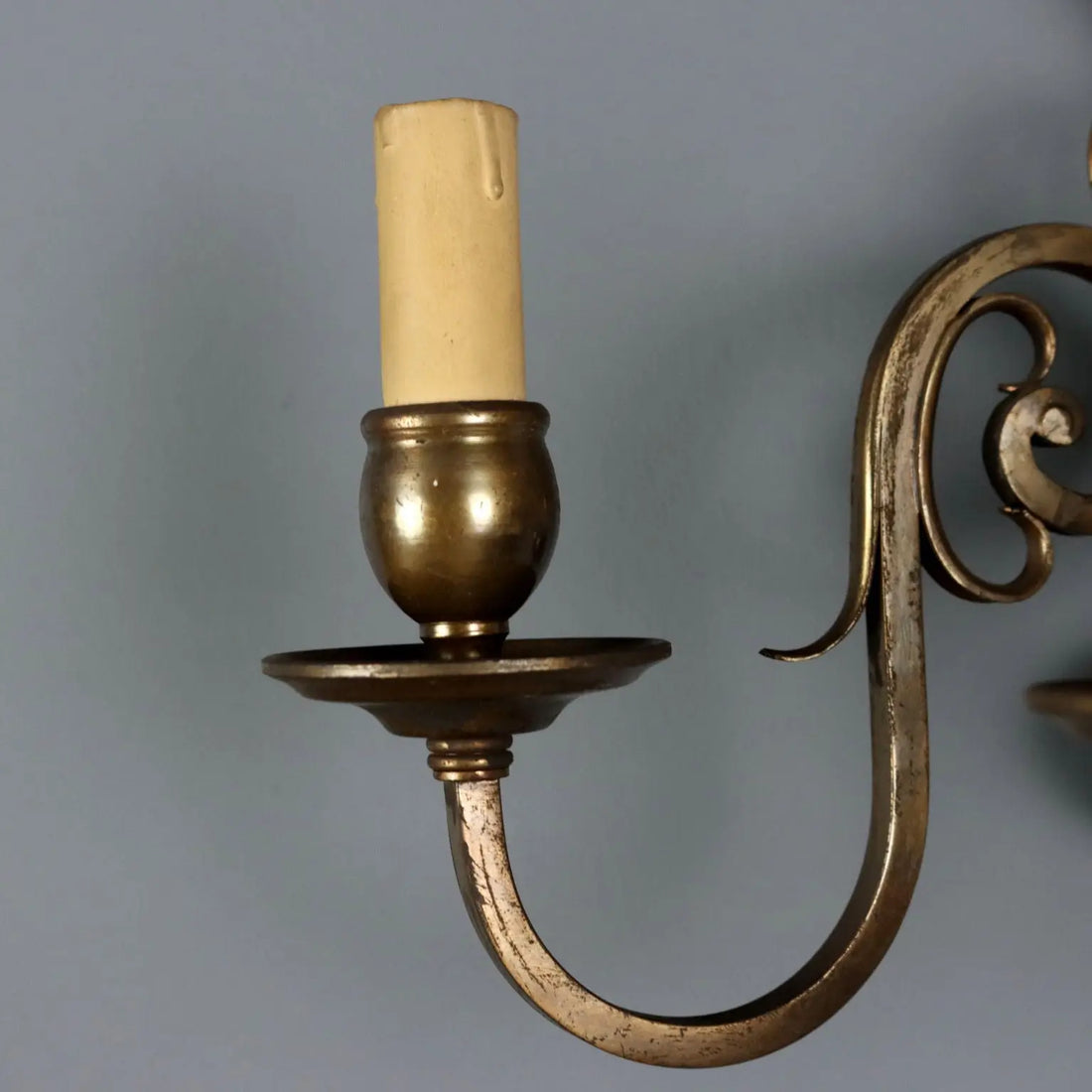 Pair of Bronze Wall Sconces - Italy Early 20th Century
