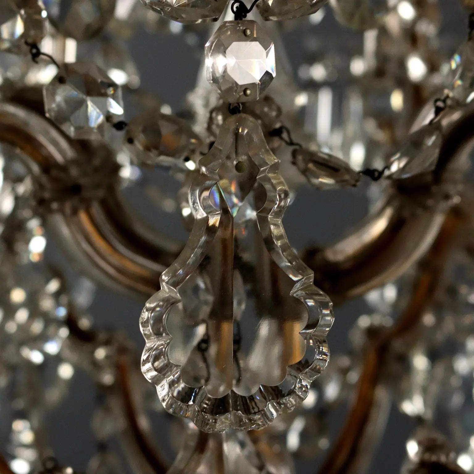 Maria Theresa Chandelier with 18 Lights - 19th Century