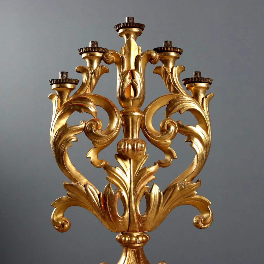 Pair of Giltwood Torchères - Italy, 18th Century