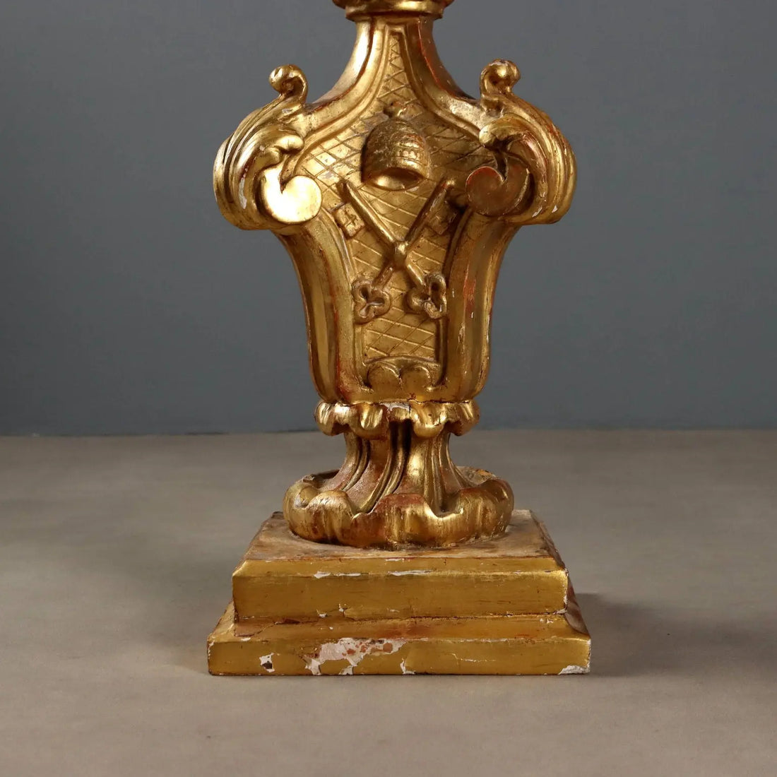 Antique Candelabra Gilded Carved Wood 5 Lights XVIII Century - Italy, XVIII Century | Antiques | Lighting