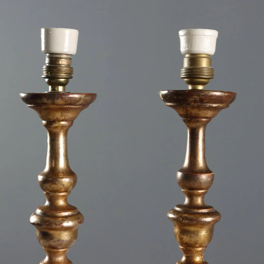 Pair of Giltwood Candelabras 19th Century