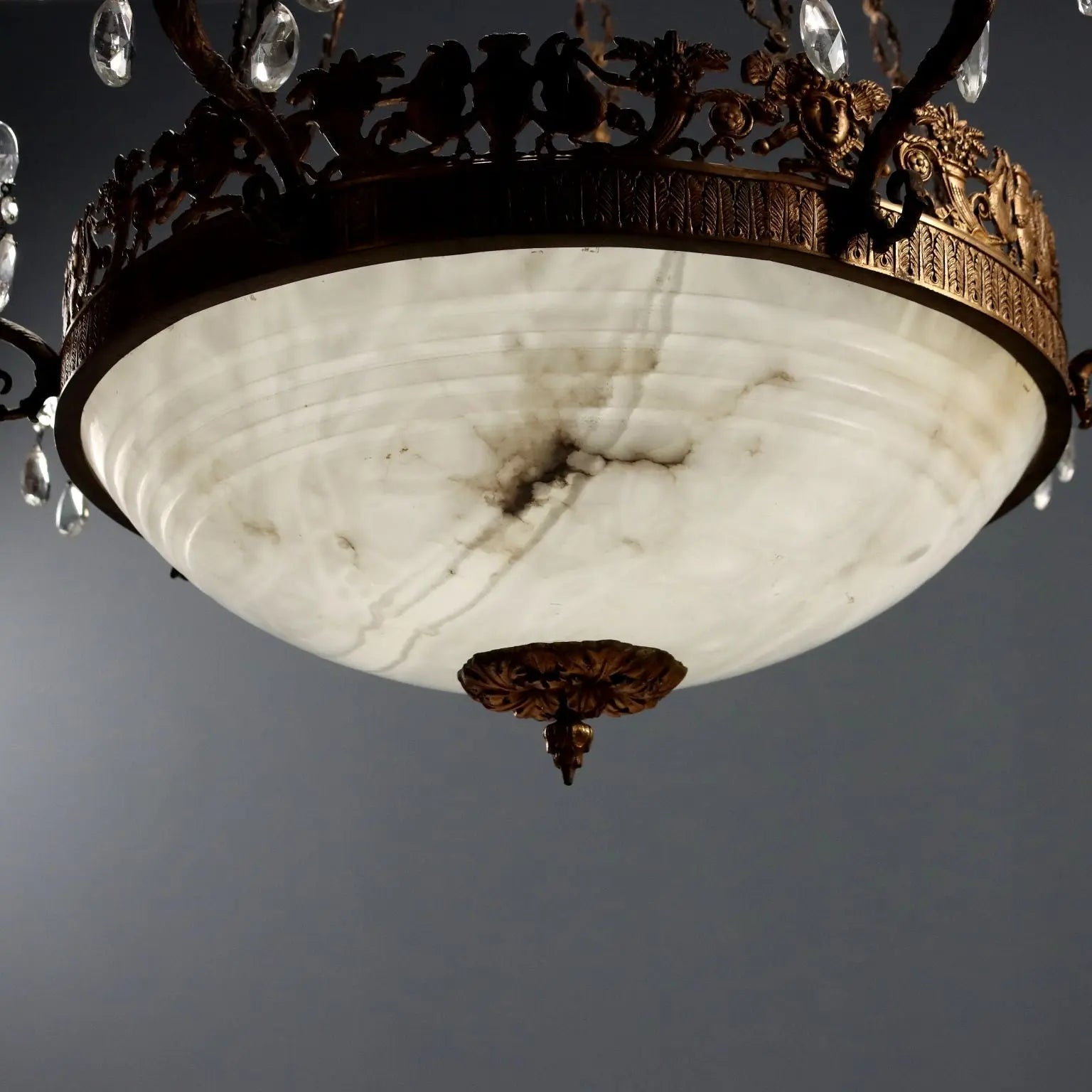Gilt Bronze Chandelier - Italy Late 19th Century