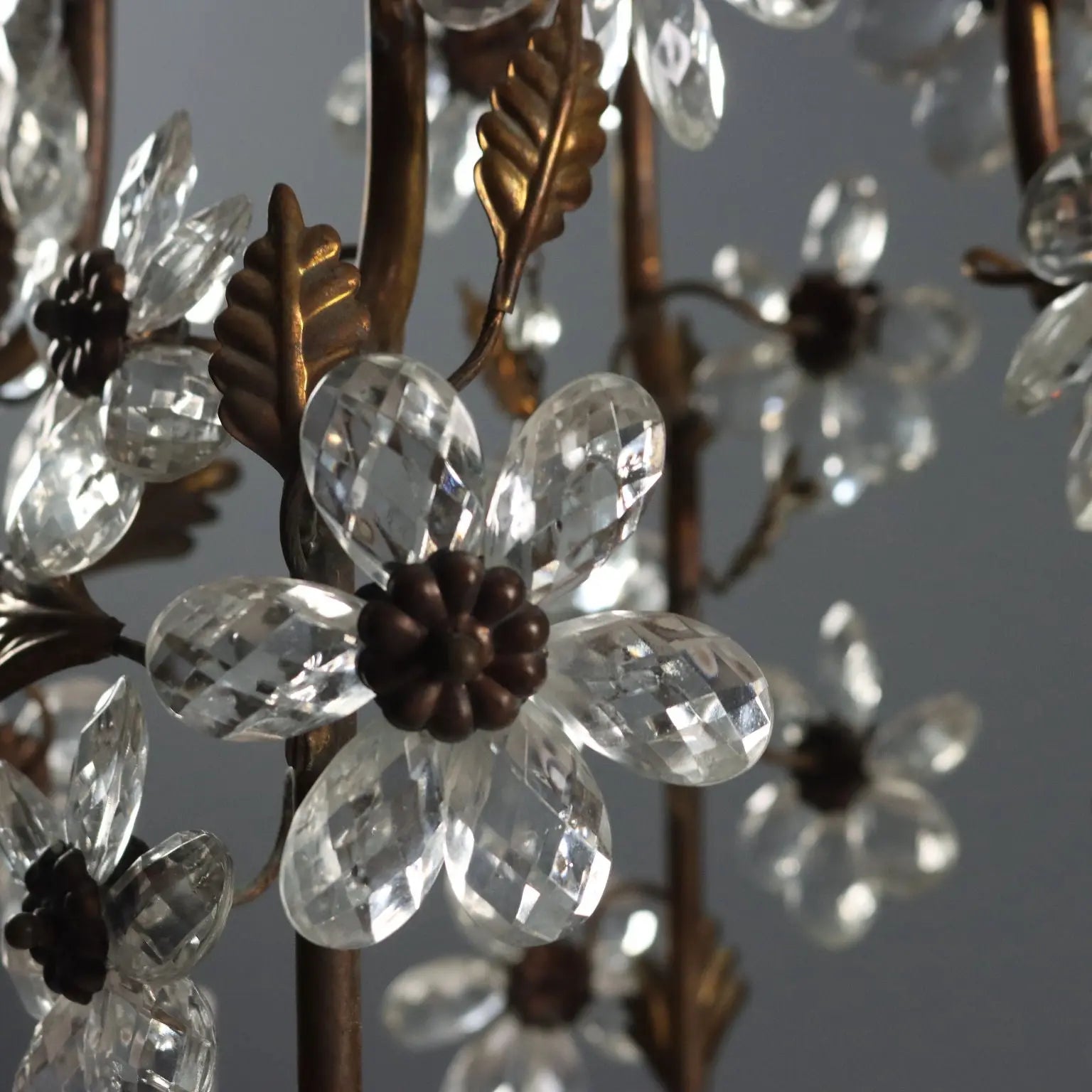 Antique Chandelier Gilded Metal Italy XX Century - Italy, Early XX Century | Antiques | Lighting