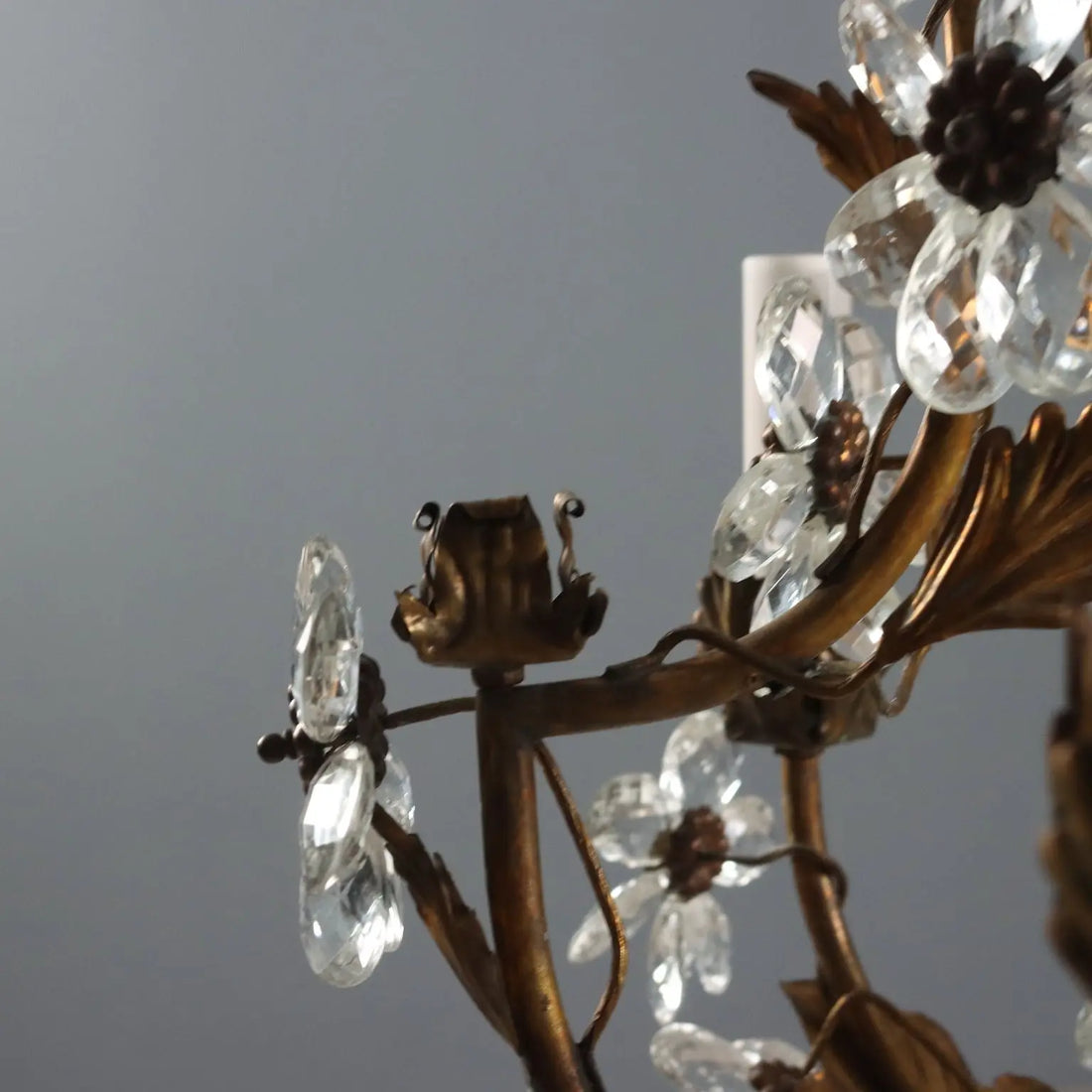 Antique Chandelier Gilded Metal Italy XX Century - Italy, Early XX Century | Antiques | Lighting