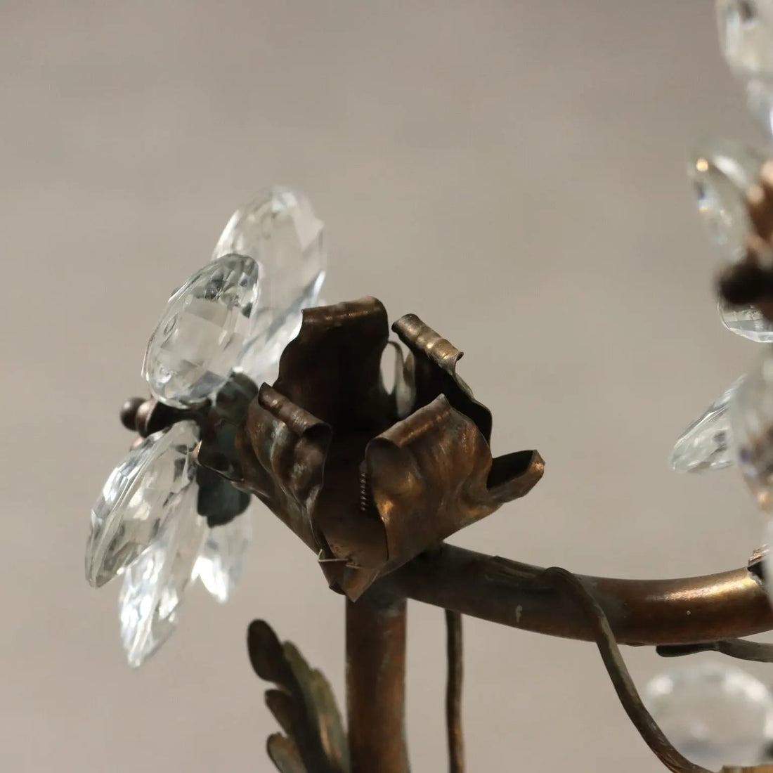 Antique Chandelier Gilded Metal Italy XX Century - Italy, Early XX Century | Antiques | Lighting