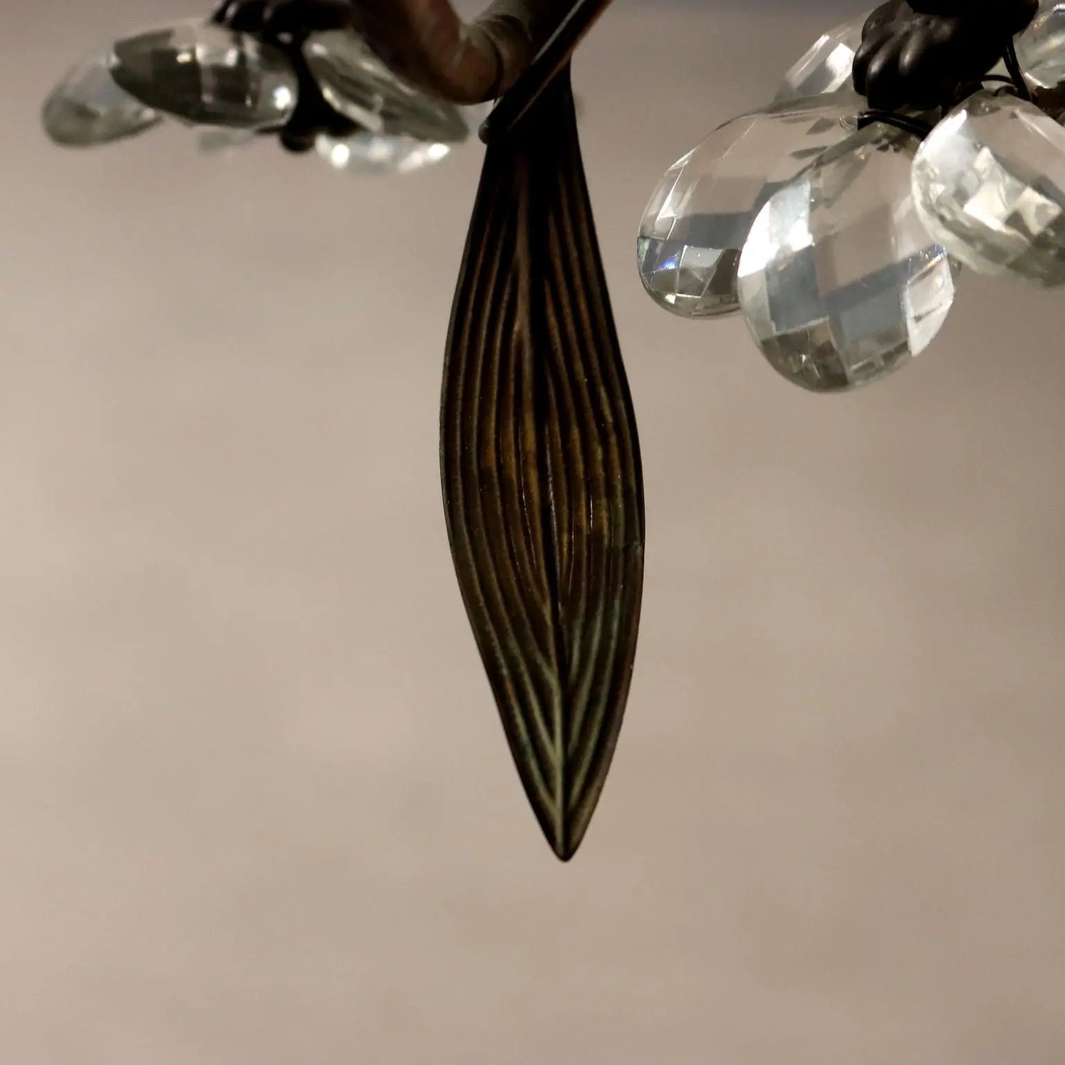 Antique Chandelier Iron Metal 12 Lights Italy XX Century - Italy, XX Century | Antiques | Lighting