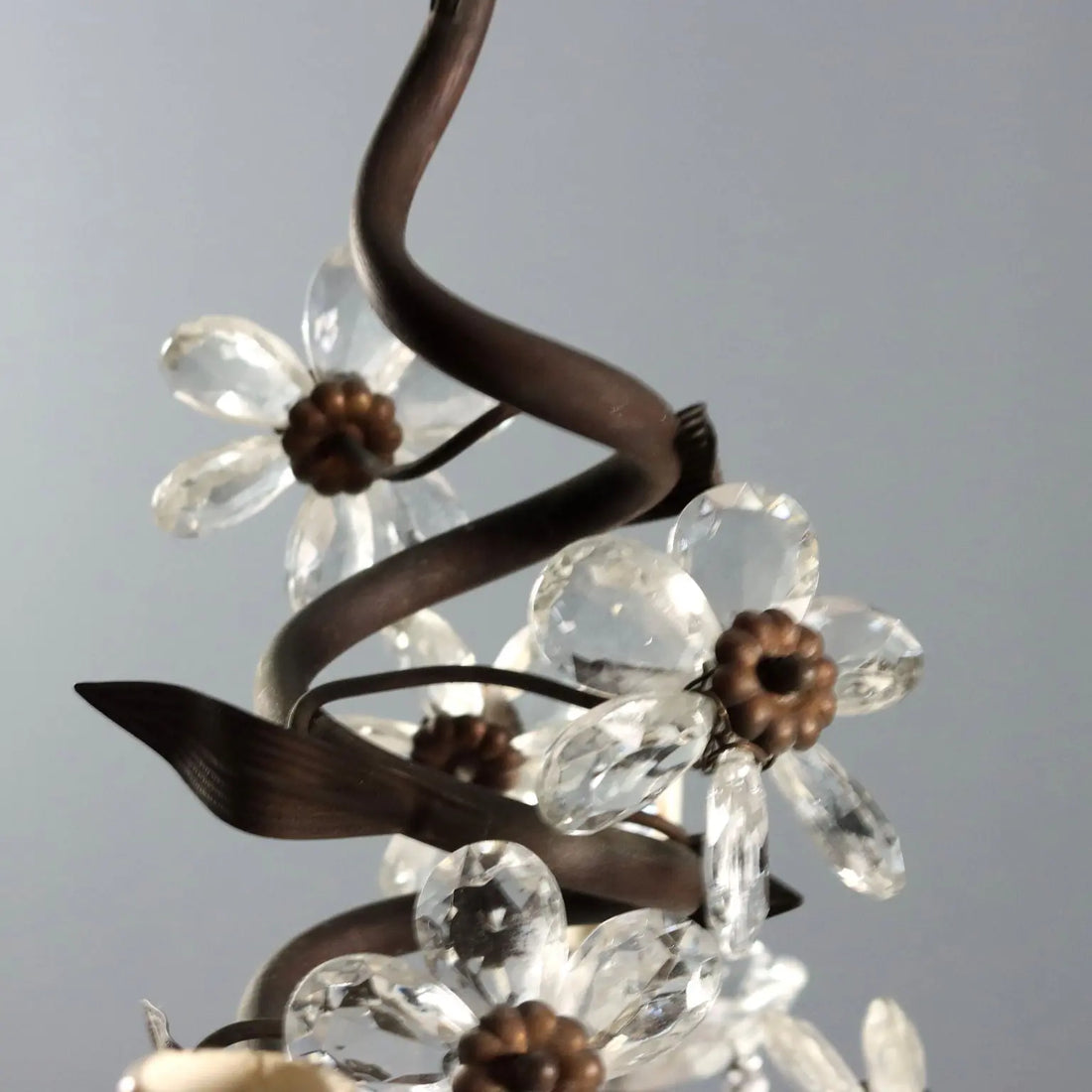 Antique Chandelier Metal Sheeth Metal Italy XX Century - Italy, XX Century | Antiques | Lighting