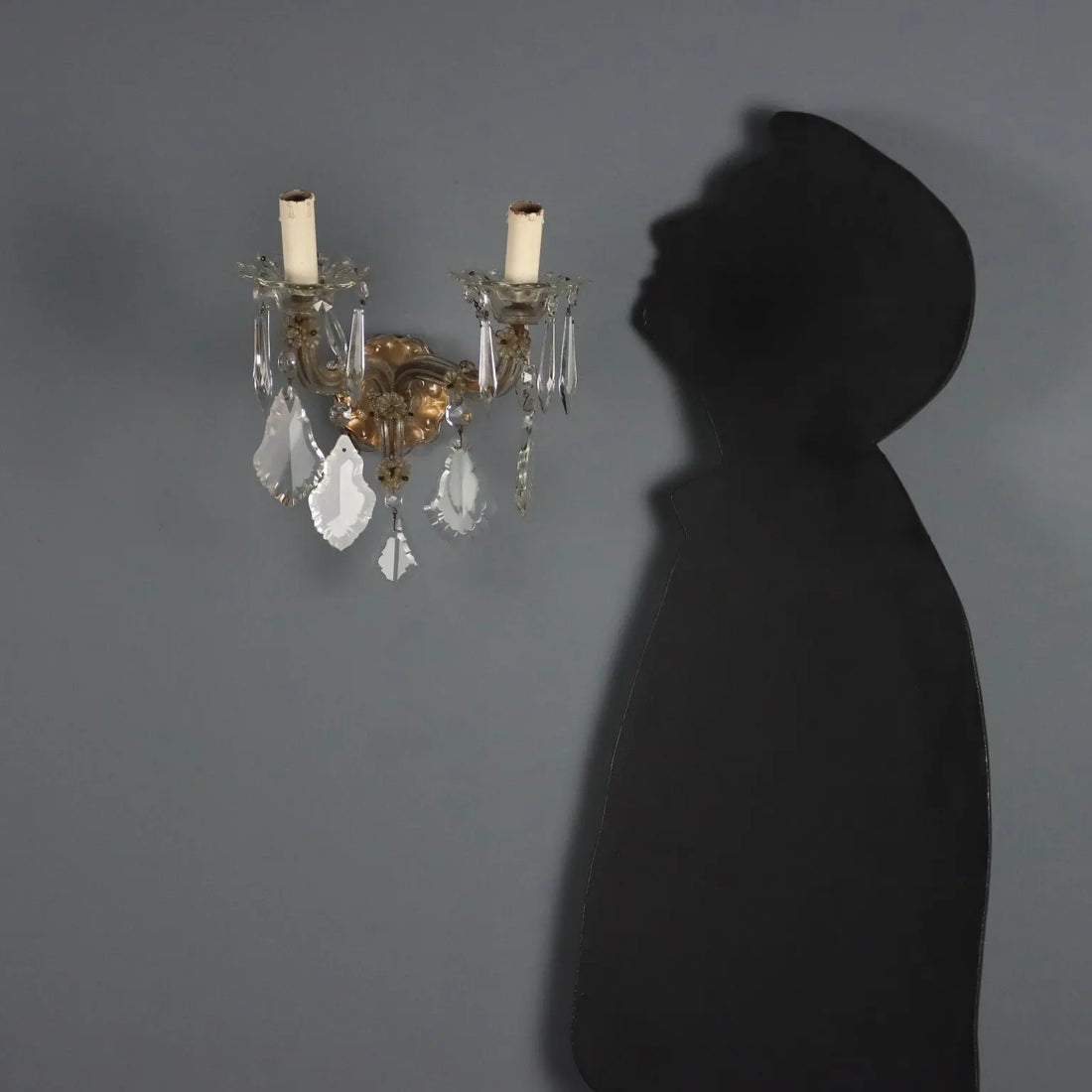 Antique Wall Lamps Maria Theresa Style Metal Glass Italy XX Century - Italy, Early XX Century | Antiques | Lighting