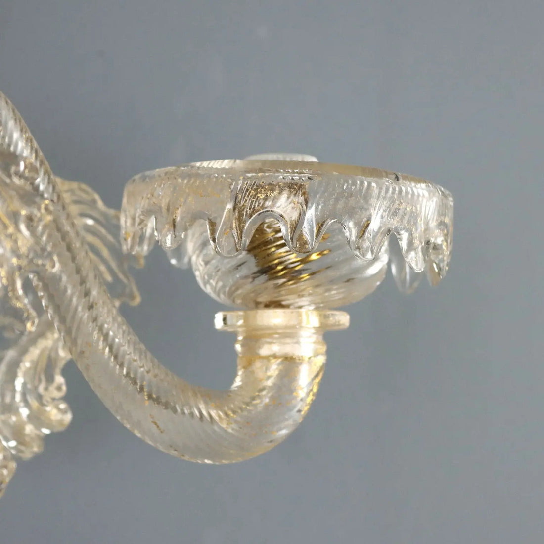 Antique Wall Lamps Murano Glass Italy XX Century