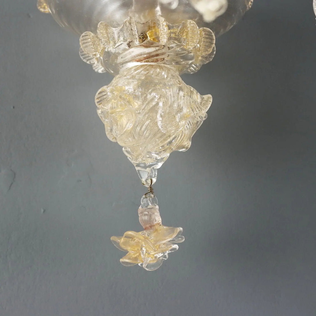 Antique Wall Lamps Murano Glass Italy XX Century