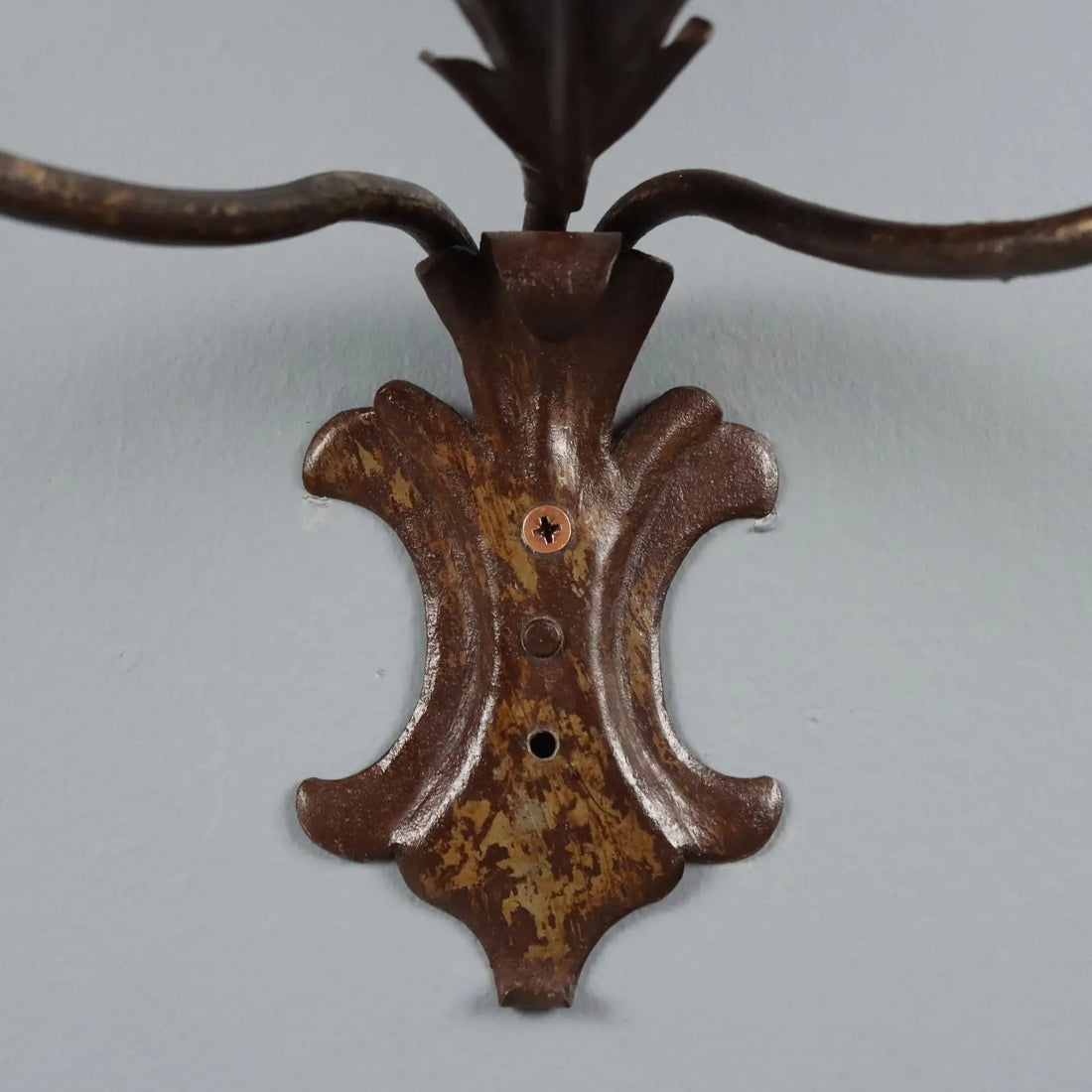 Antique Wall Lamps Iron Metal Italy XIX Century