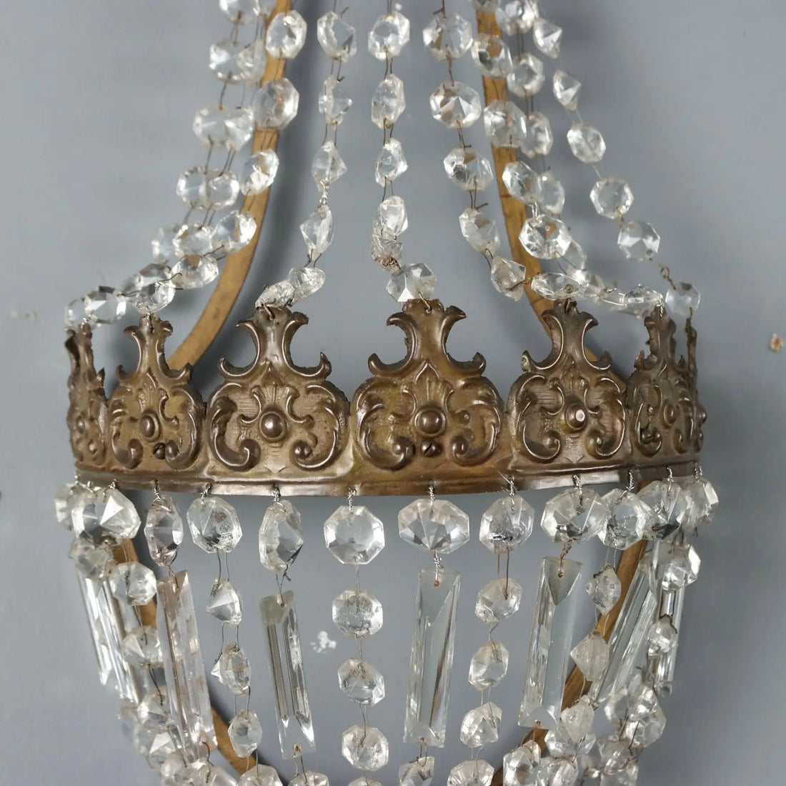 Antique Wall Lamps Metal Italy XIX Century