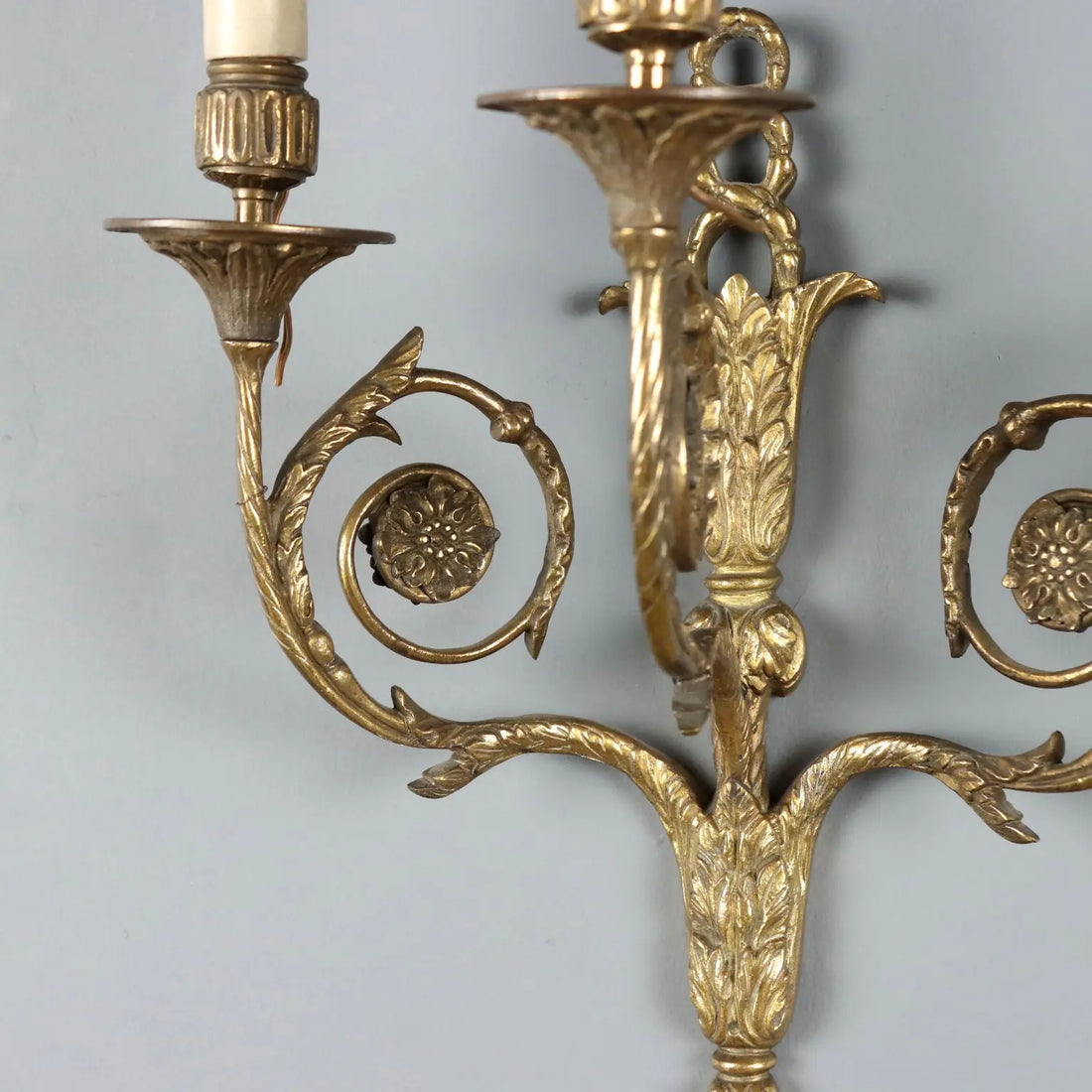 Antique Wall Lamps Neoclassical Style Gilded Bronze XX Century
