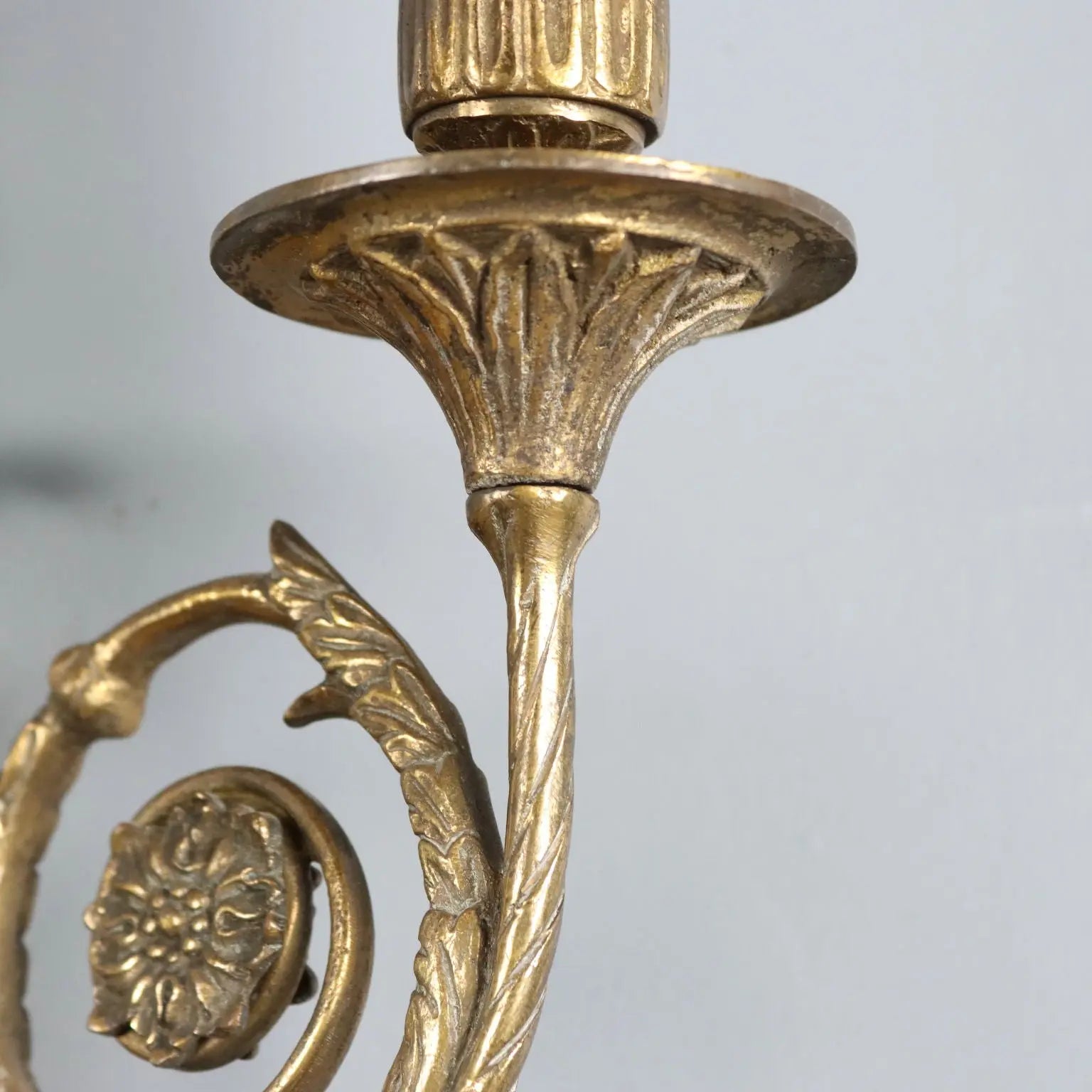 Antique Wall Lamps Neoclassical Style Gilded Bronze XX Century
