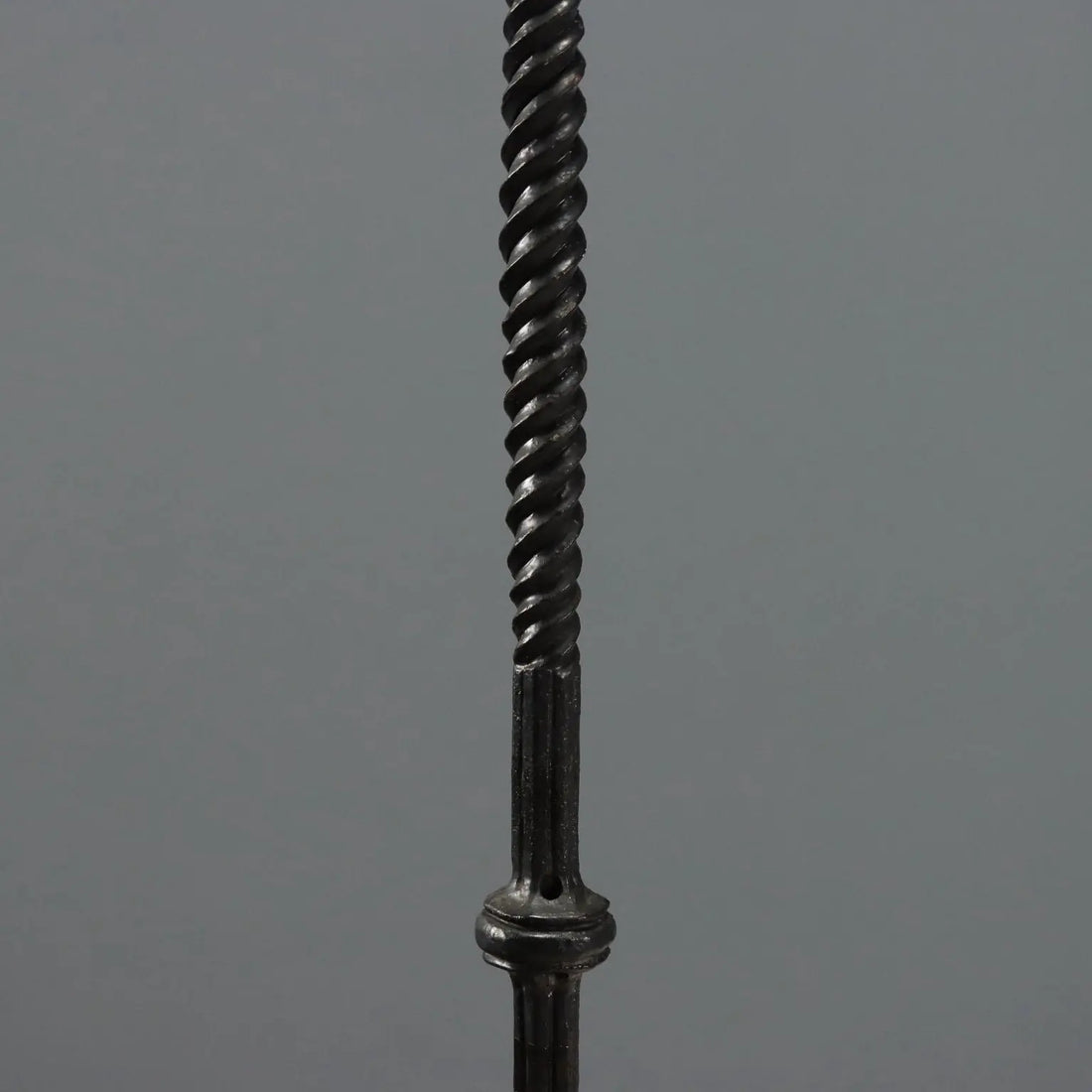 Vintage Floor Lamp Wrought Iron Design Italy 1950s