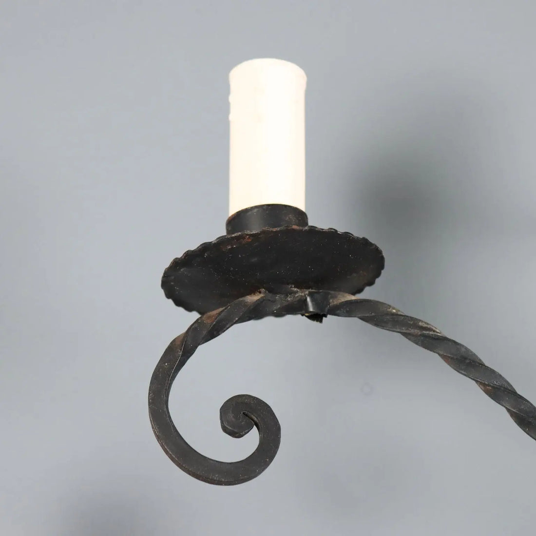Antique Wall Lamp Iron Decorations Italy XX Century