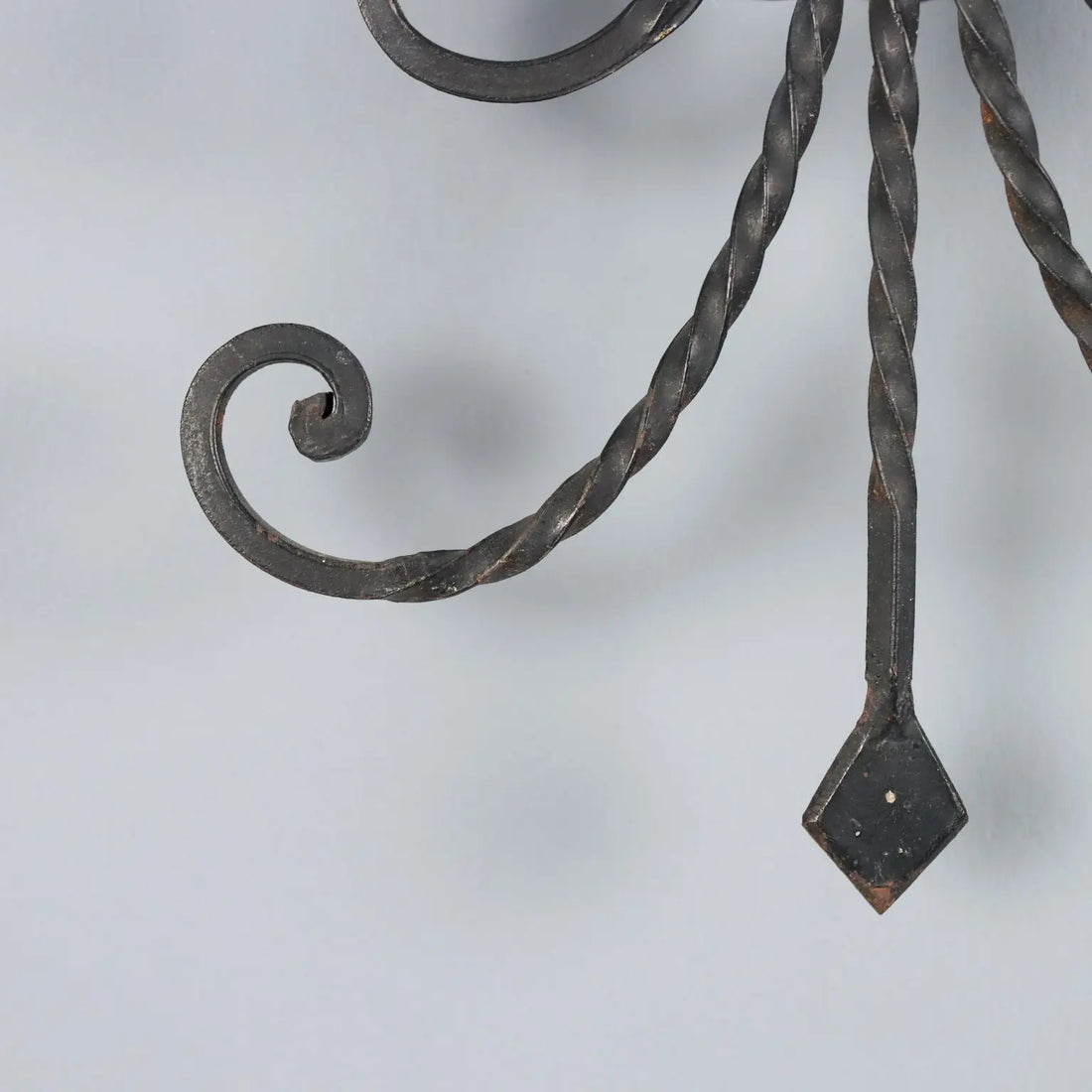 Antique Wall Lamp Iron Decorations Italy XX Century