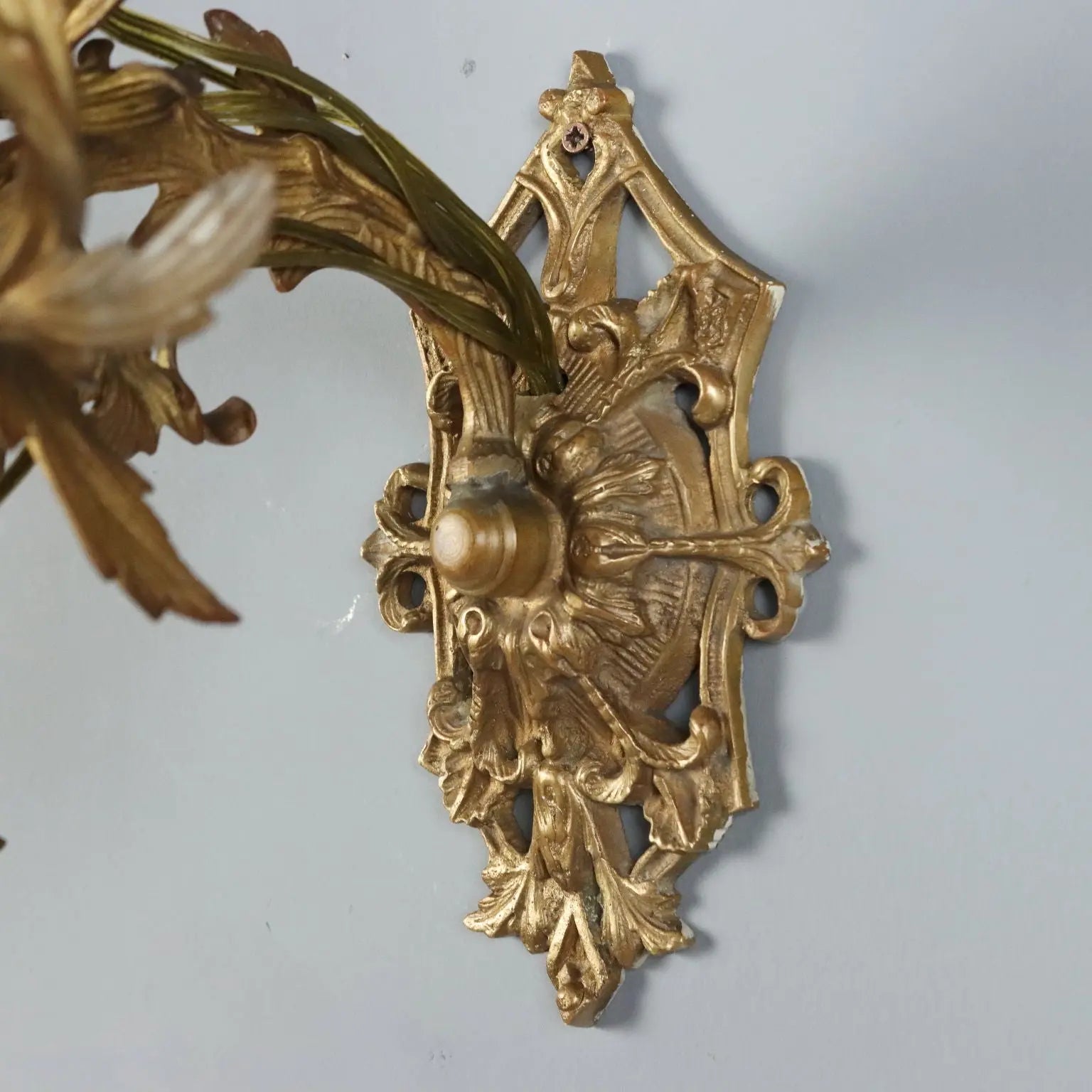 Antique Wall Lamps Gilded Bronze 6 Lights Italy XIX Century