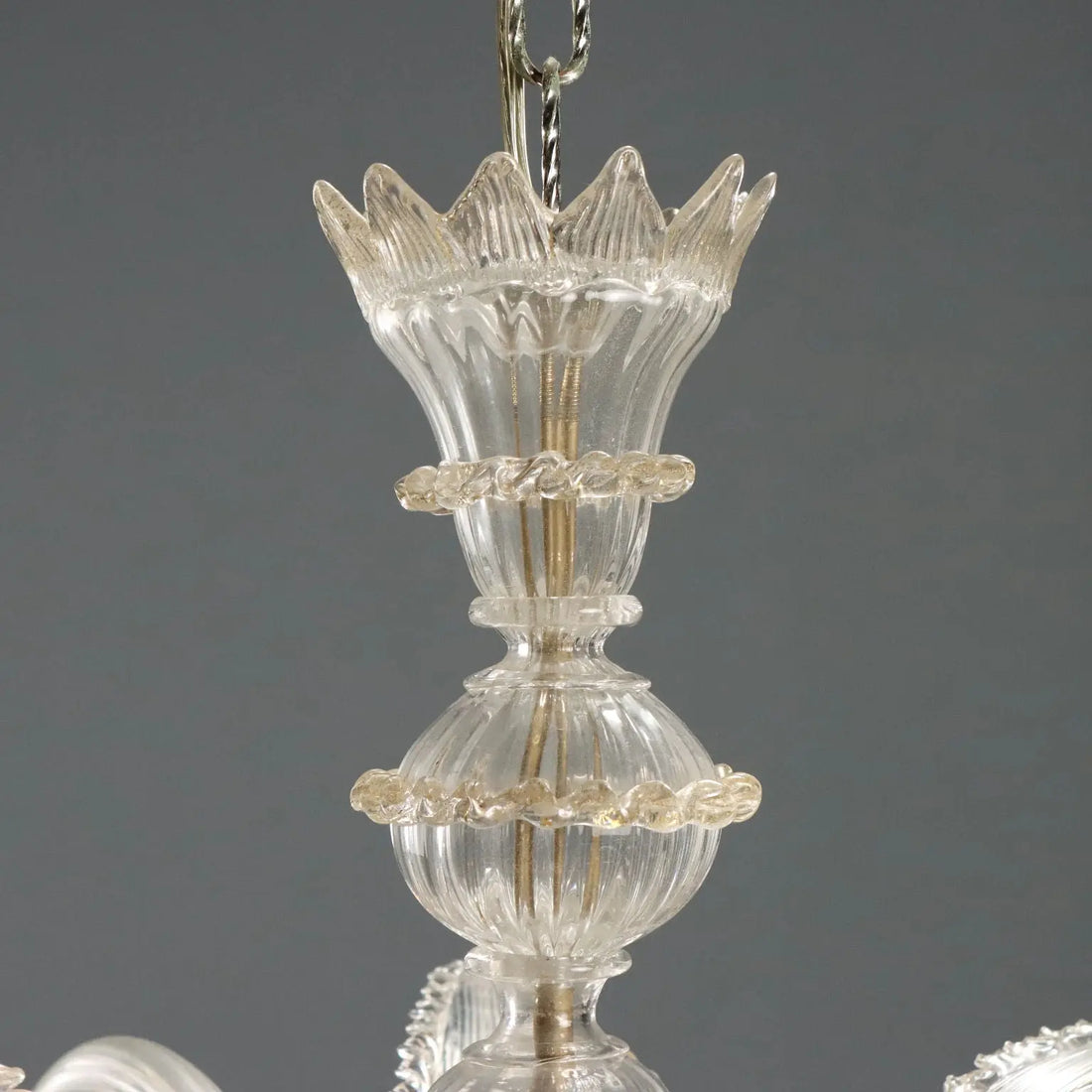 Antique Chandelier Murano Glass Italy Late XIX Century