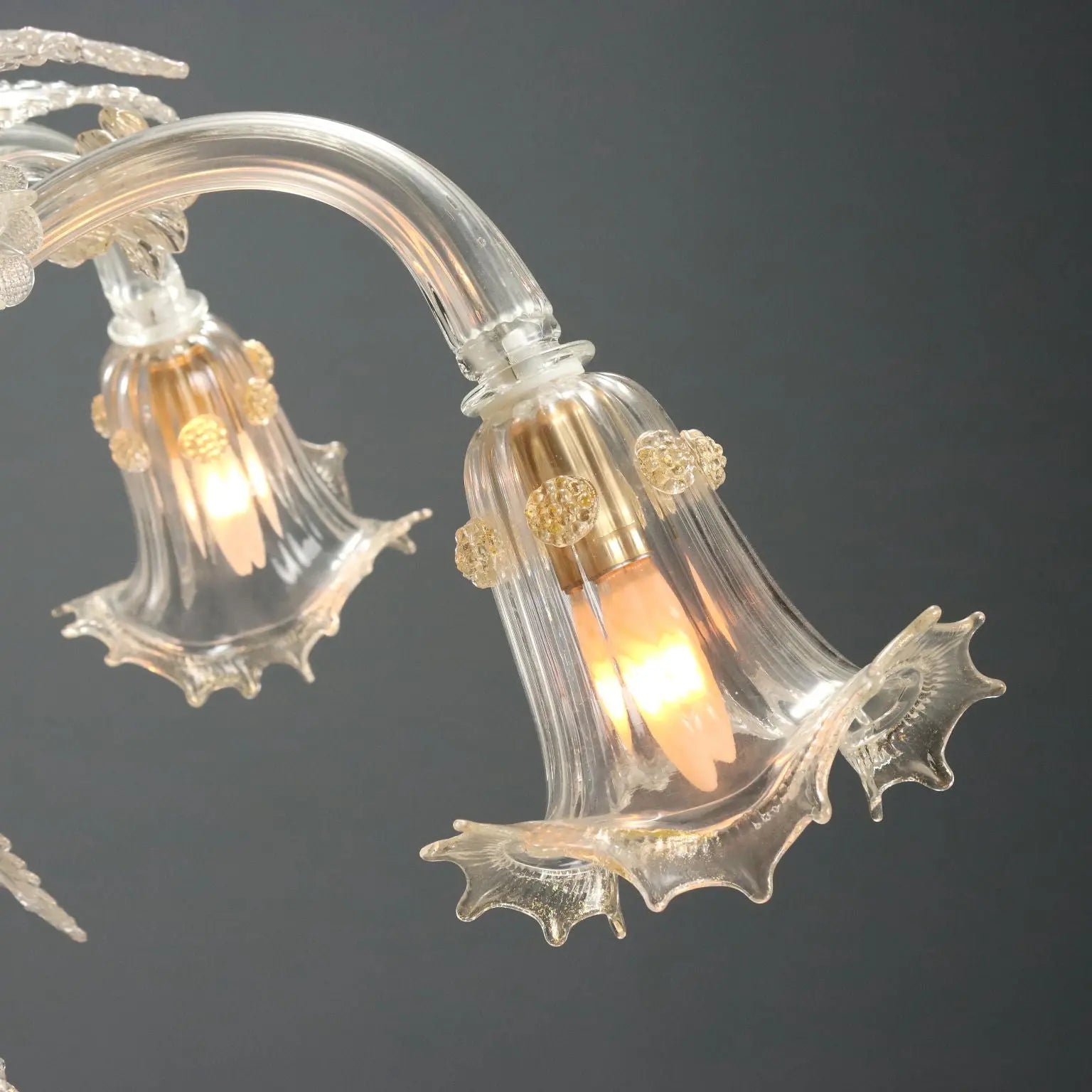Antique Chandelier Murano Glass Italy Late XIX Century