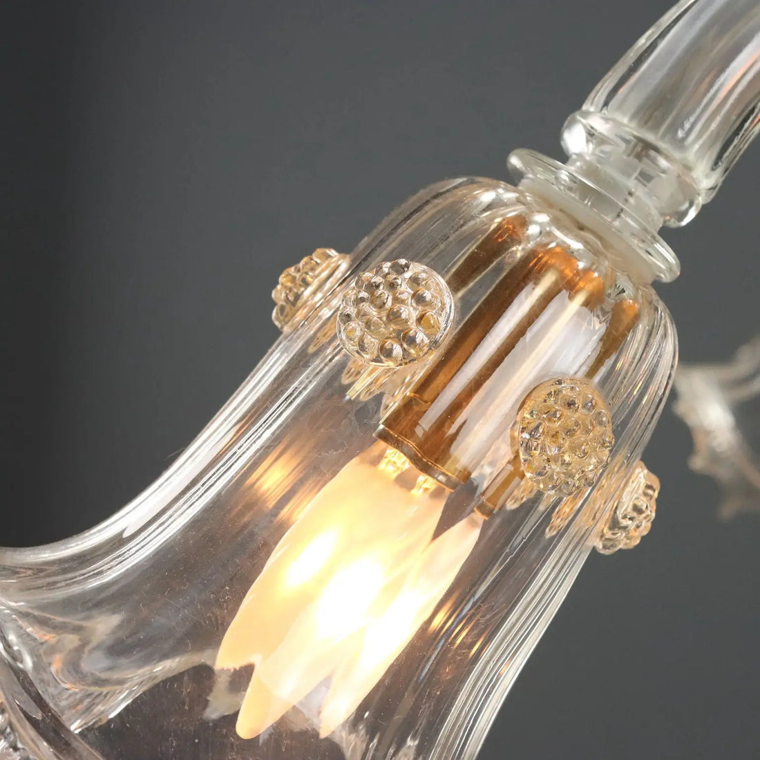 Antique Chandelier Murano Glass Italy Late XIX Century