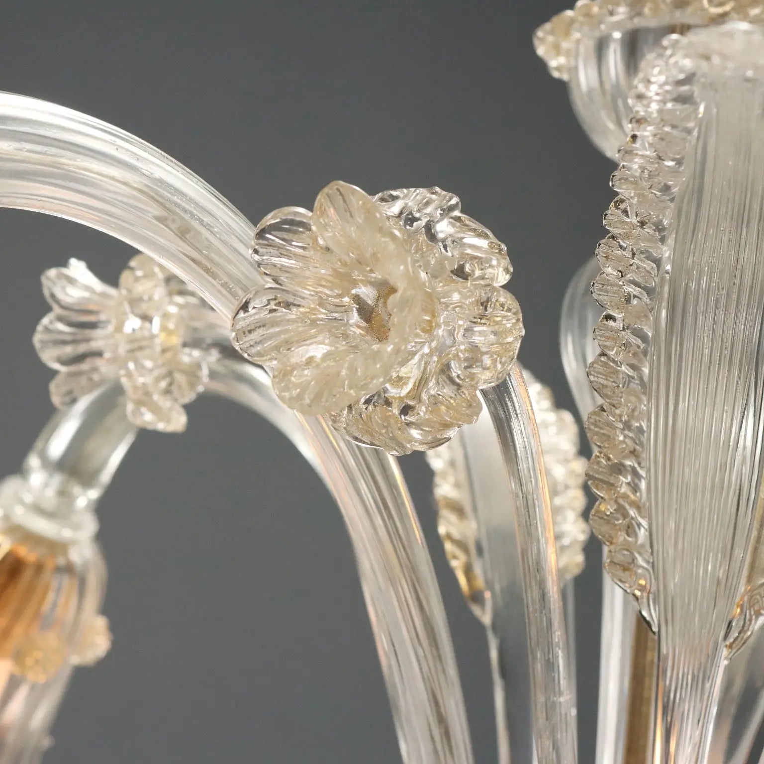 Antique Chandelier Murano Glass Italy Late XIX Century
