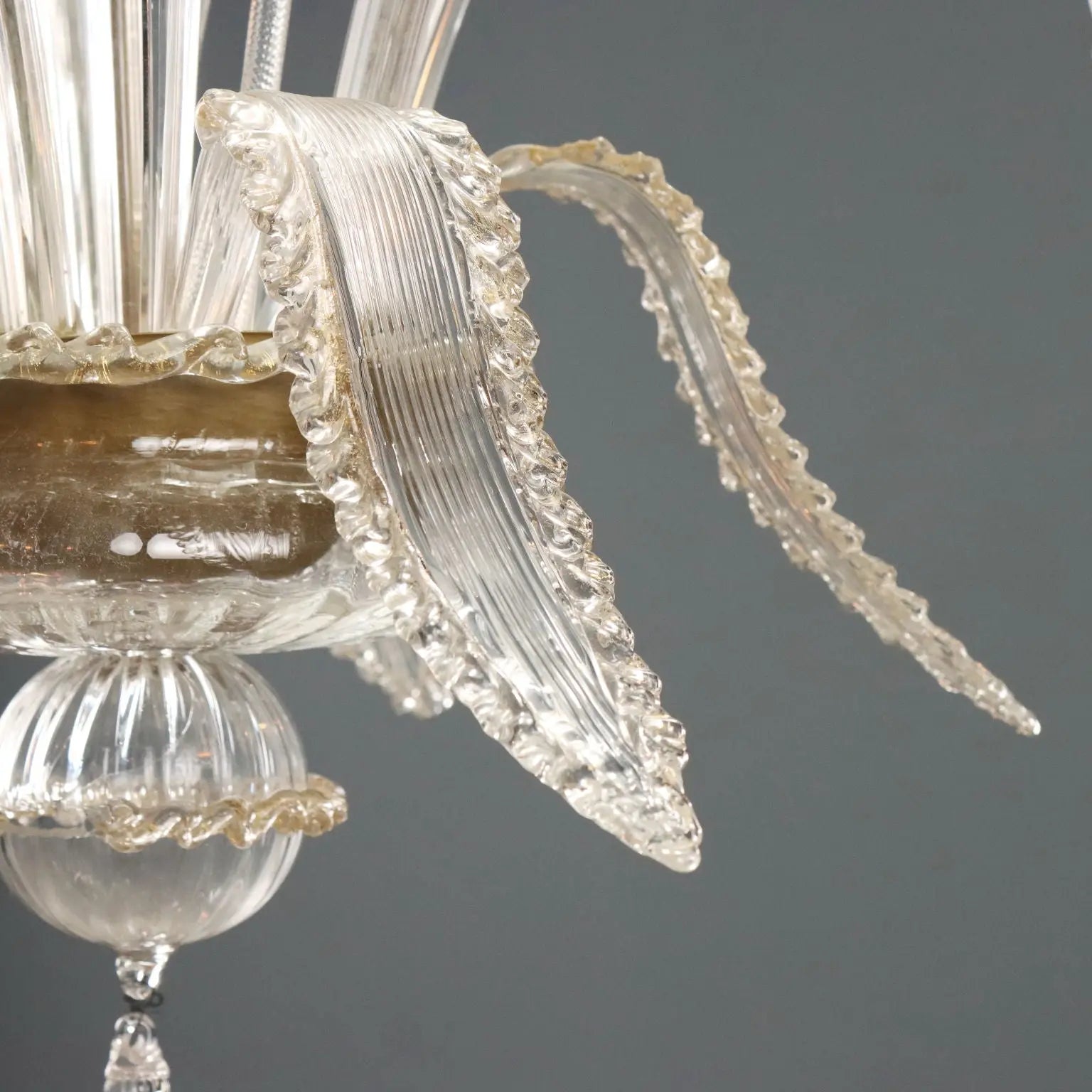 Antique Chandelier Murano Glass Italy Late XIX Century